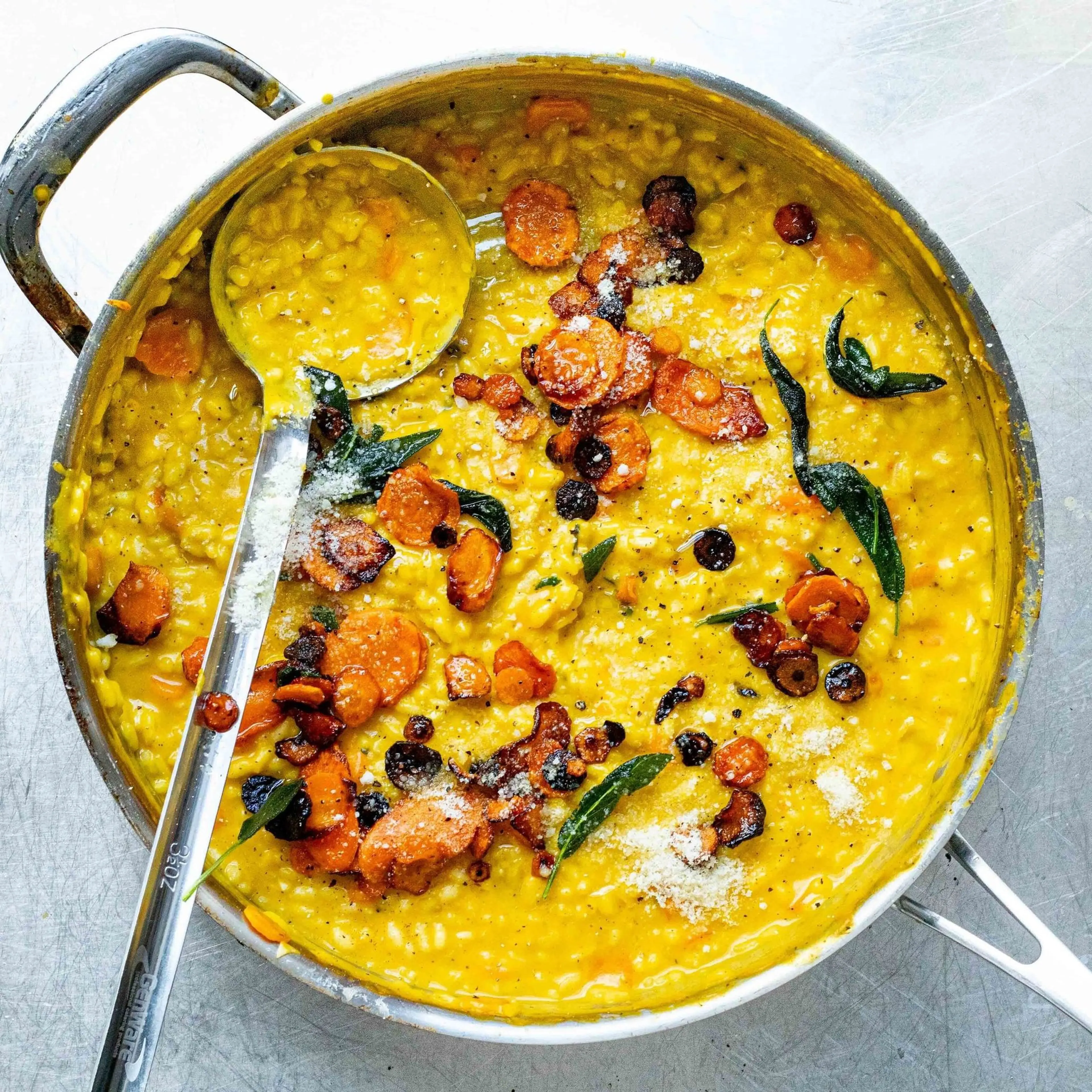 6-Ingredient Carrot & Sage Risotto