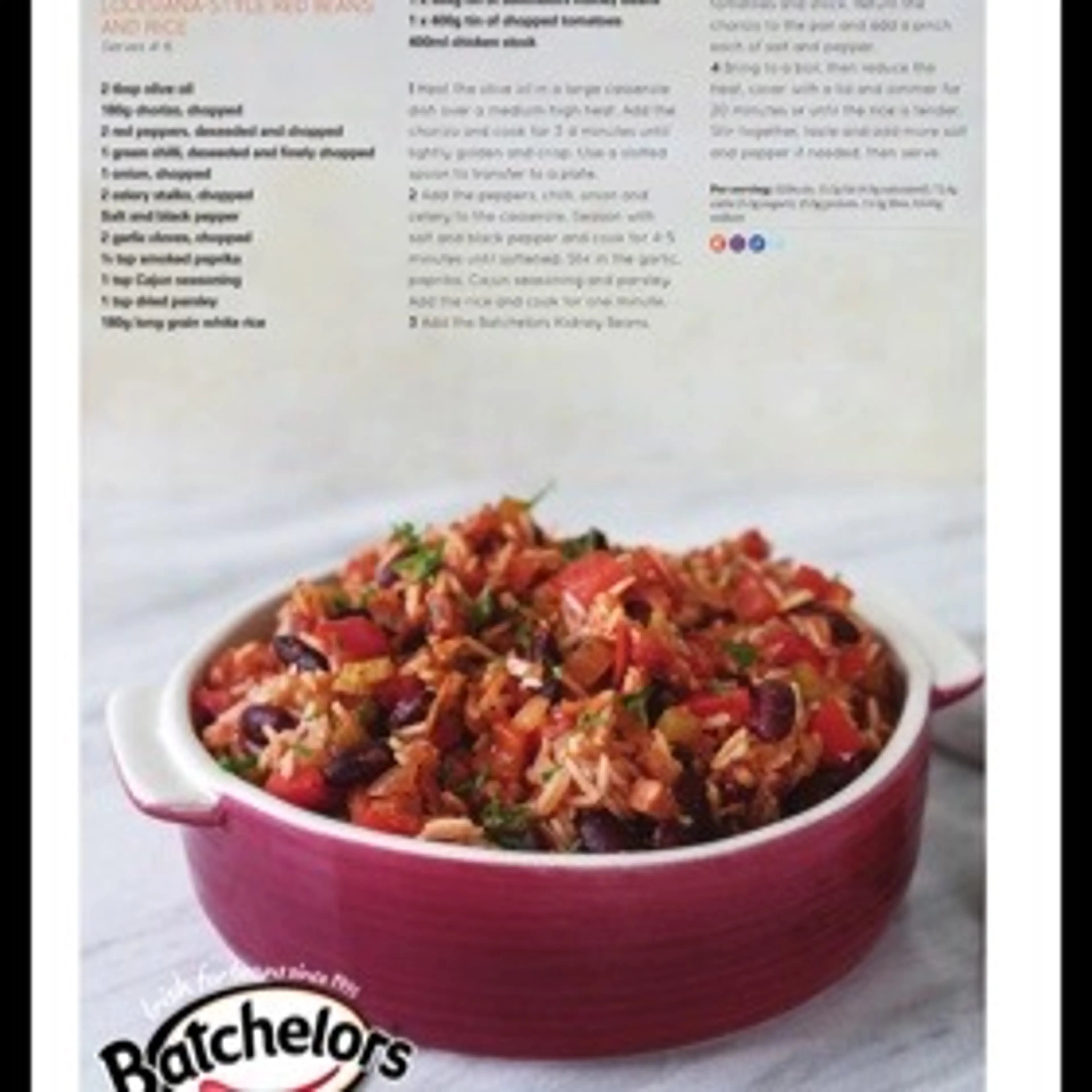 LOUISIANA-STYLE RED BEANS AND RICE