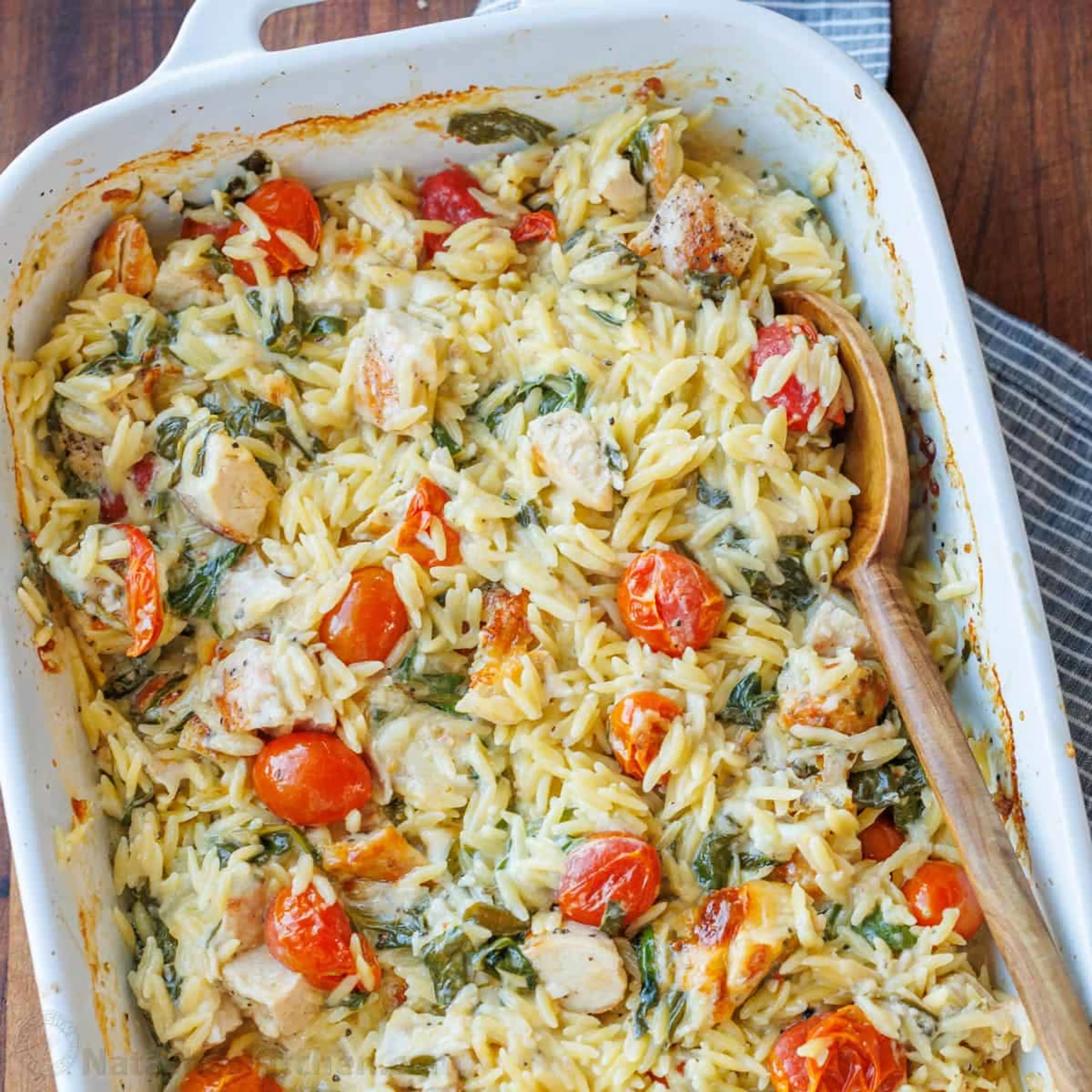 Chicken Orzo Bake Recipe