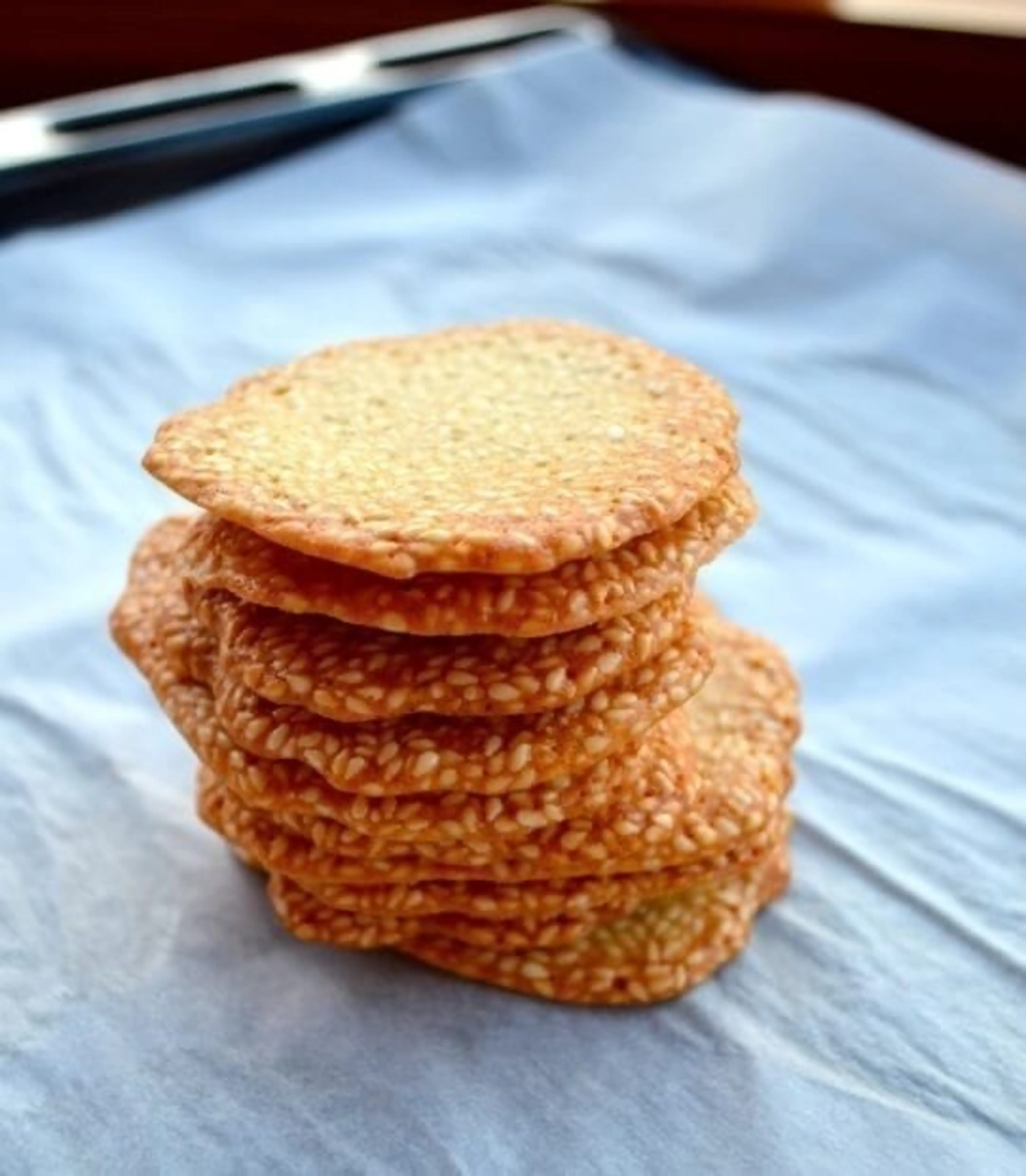 Homemade Sweet Sesame Crisps
