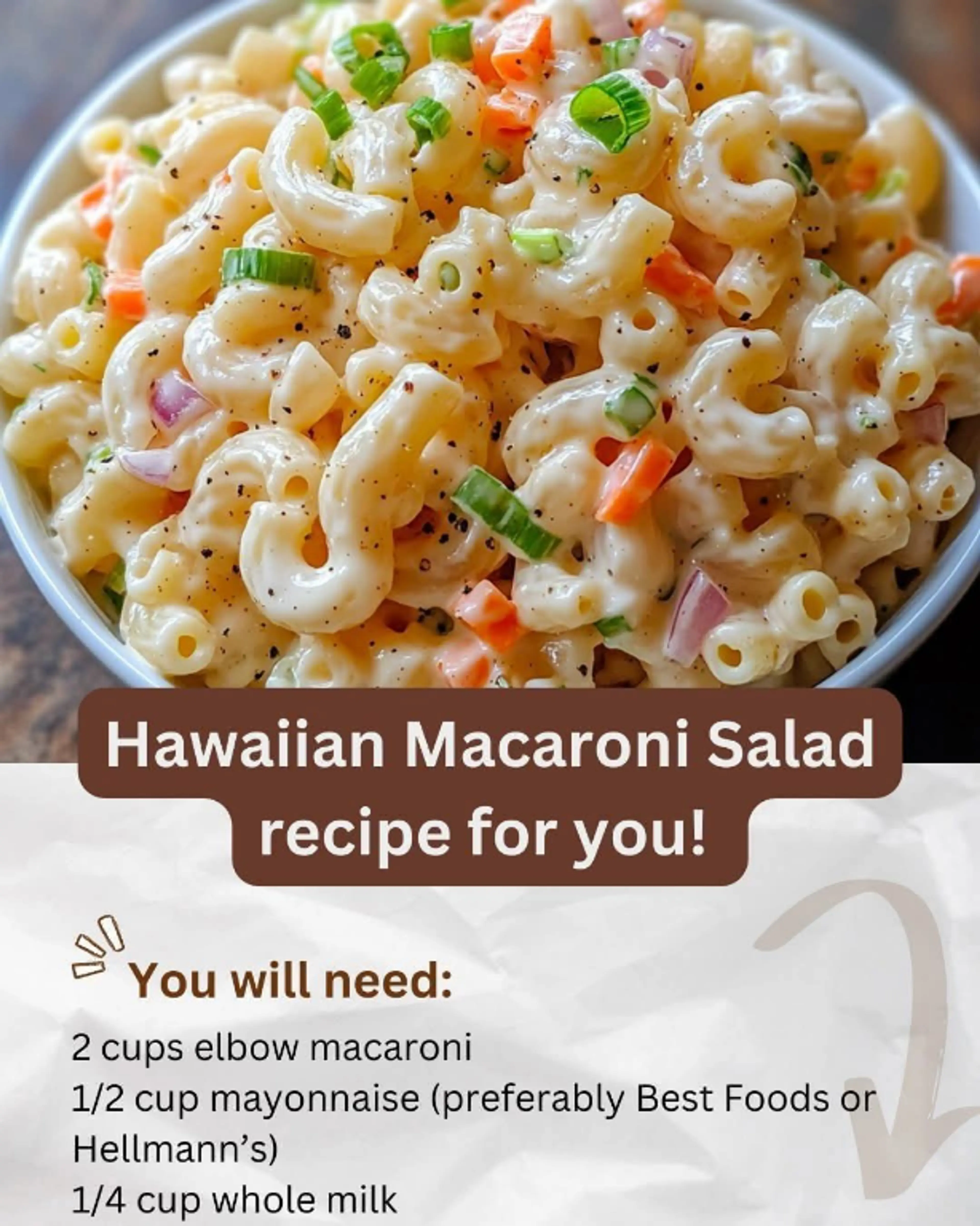 Hawaiian Macaroni Salad