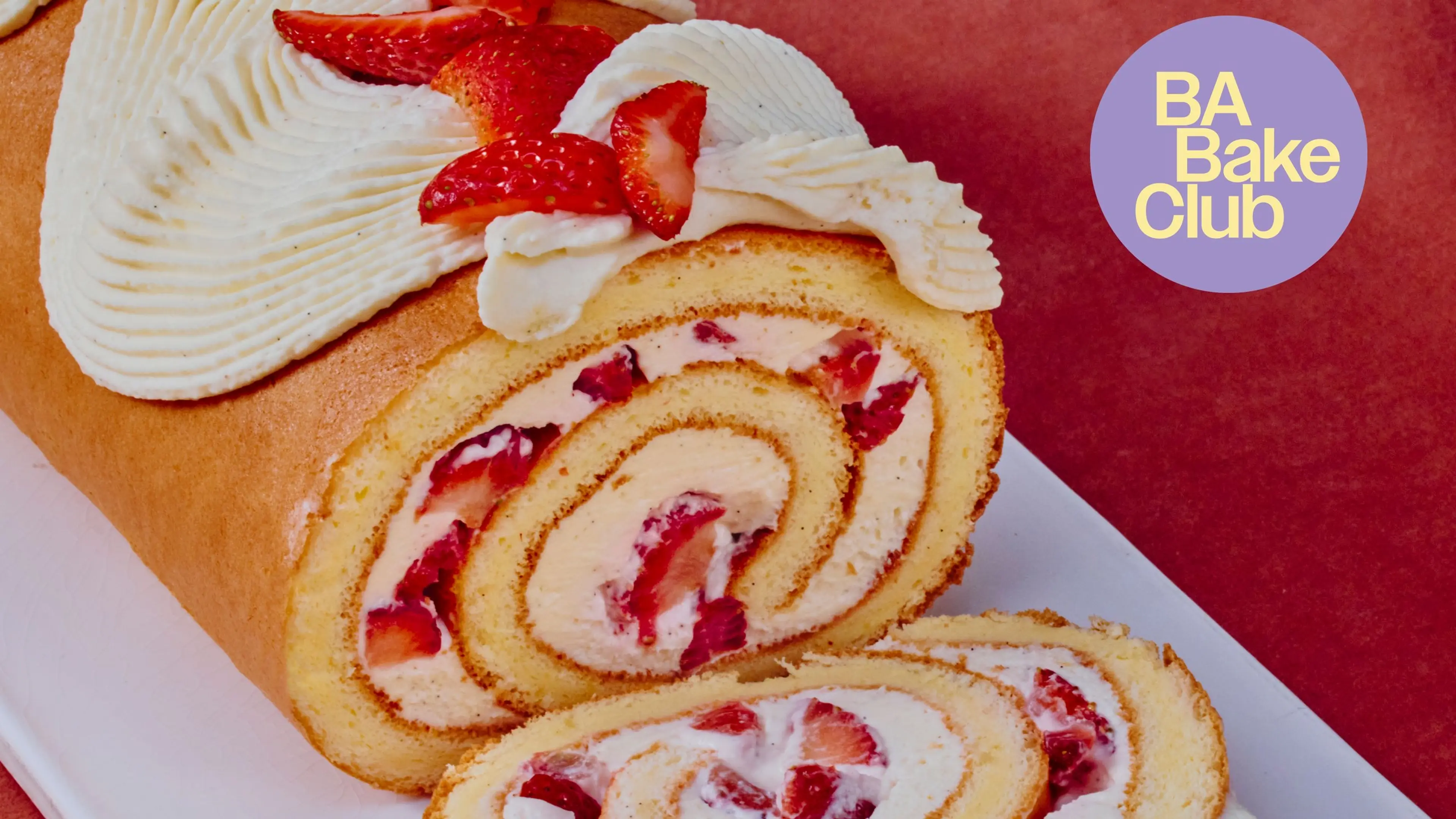 Strawberry Shortcake Roll