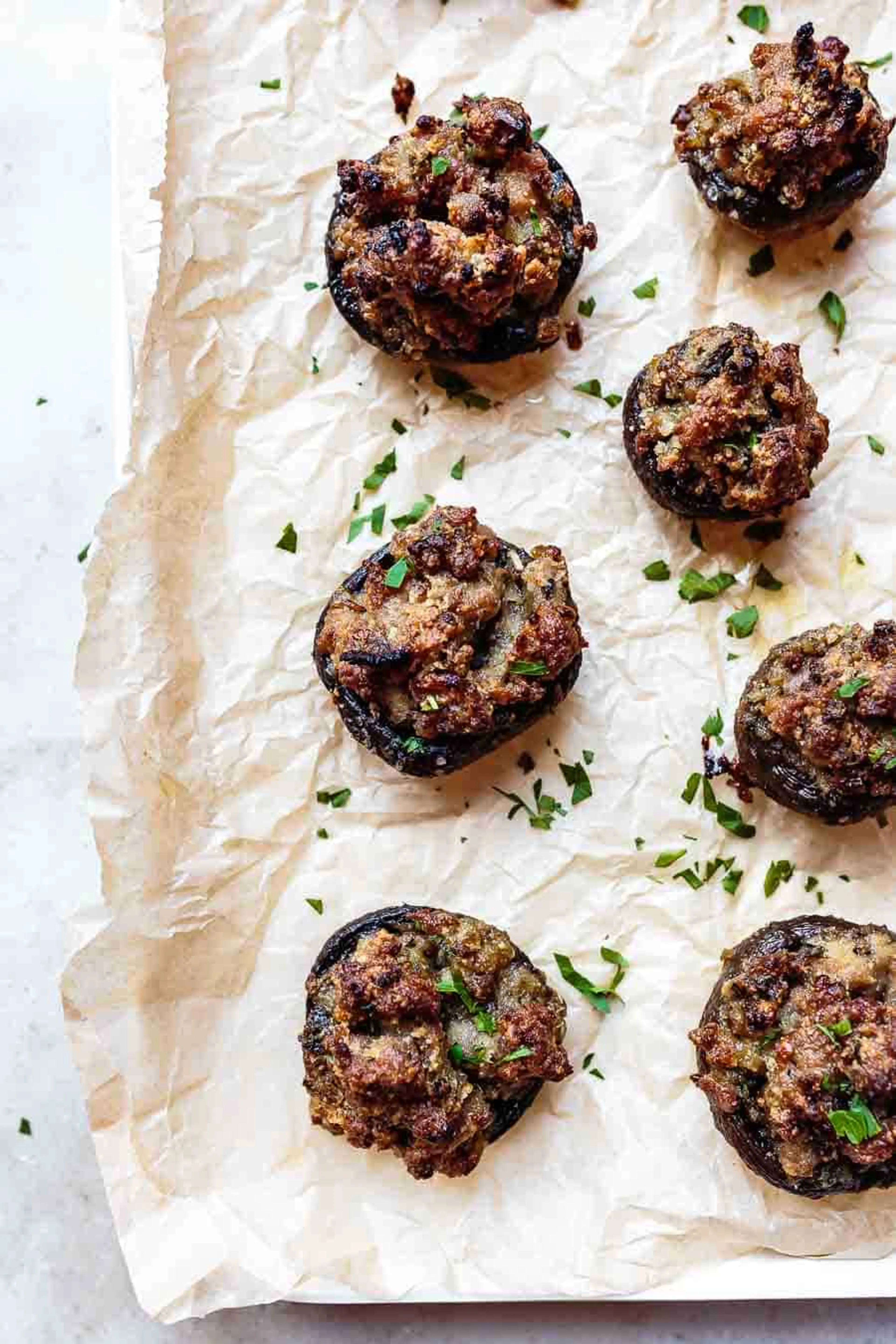 Gluten-Free & Dairy-Free Stuffed Mushroom Caps