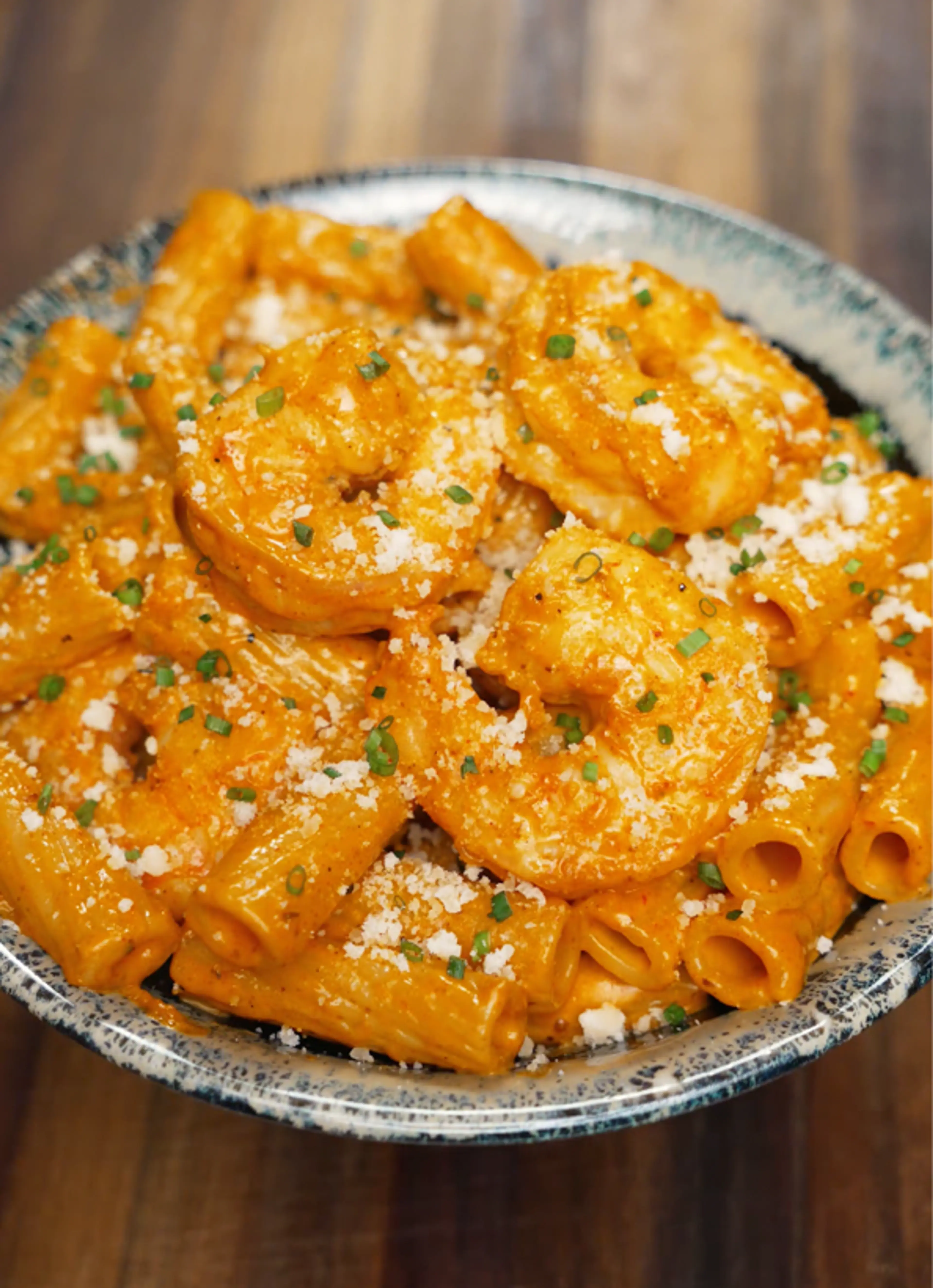 Spicy Creamy Shrimp Pasta