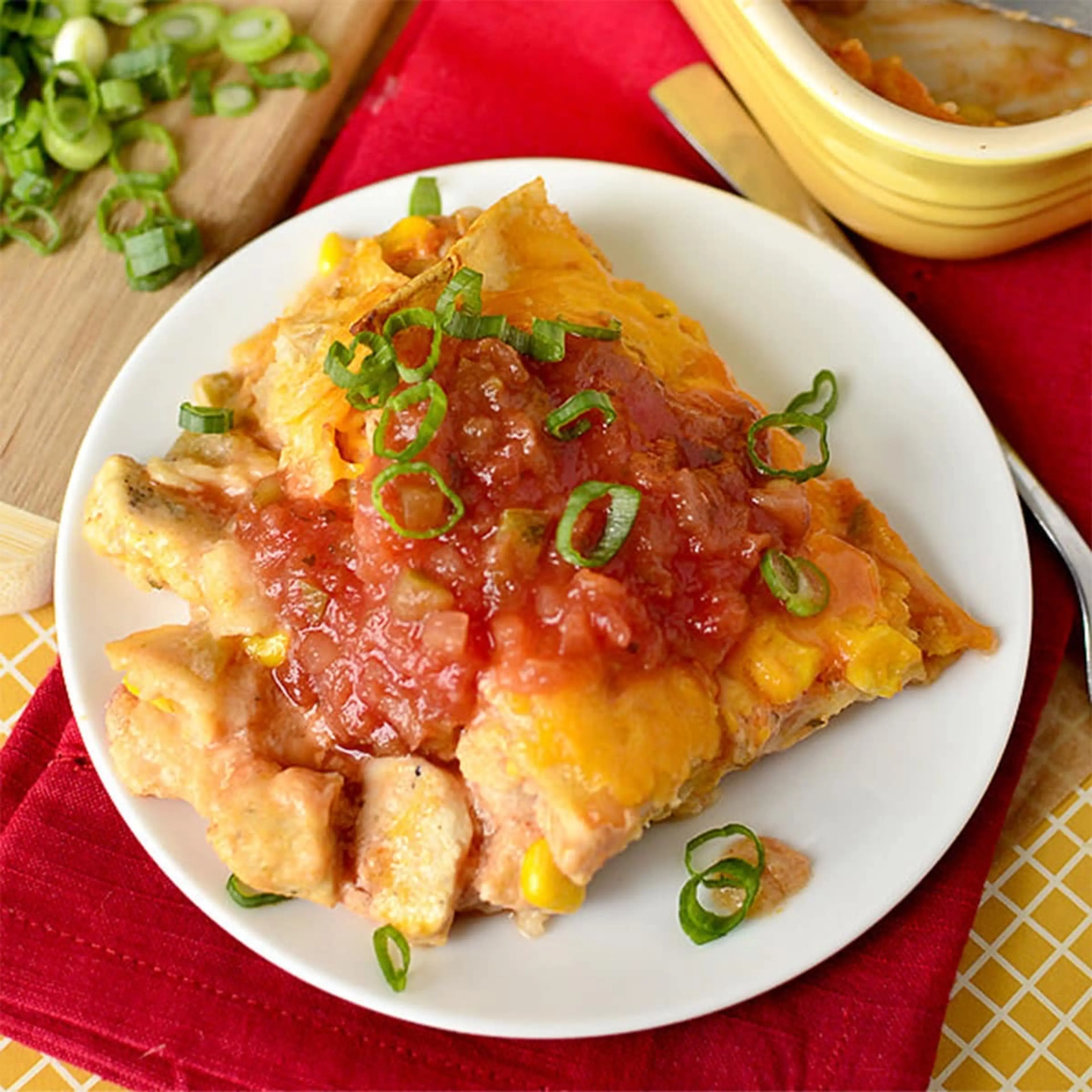 Lazy Girl's Chicken Enchilada Casserole