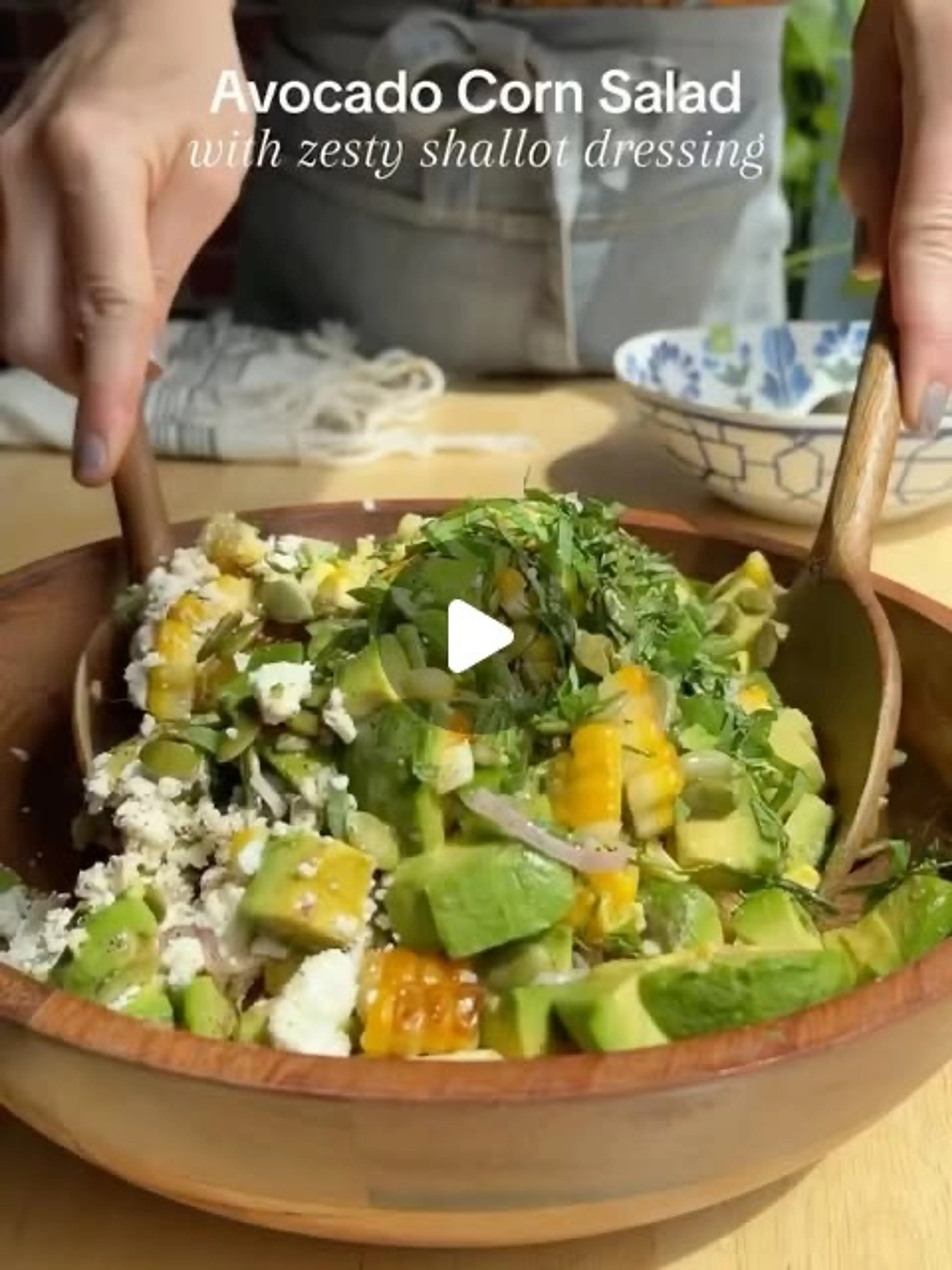 Fiesta Avocado Corn Salad