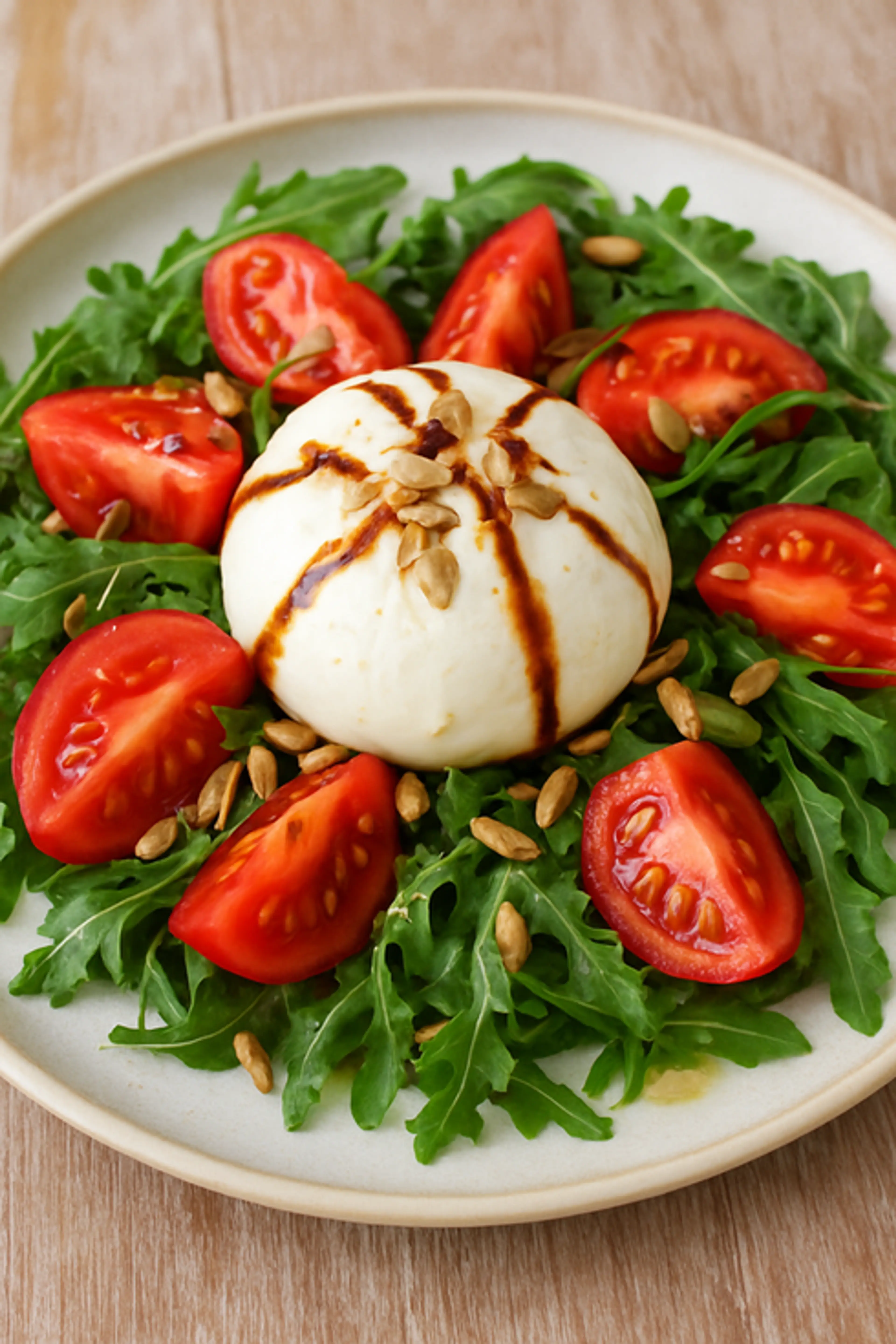 Burrata-Rucola-Salat