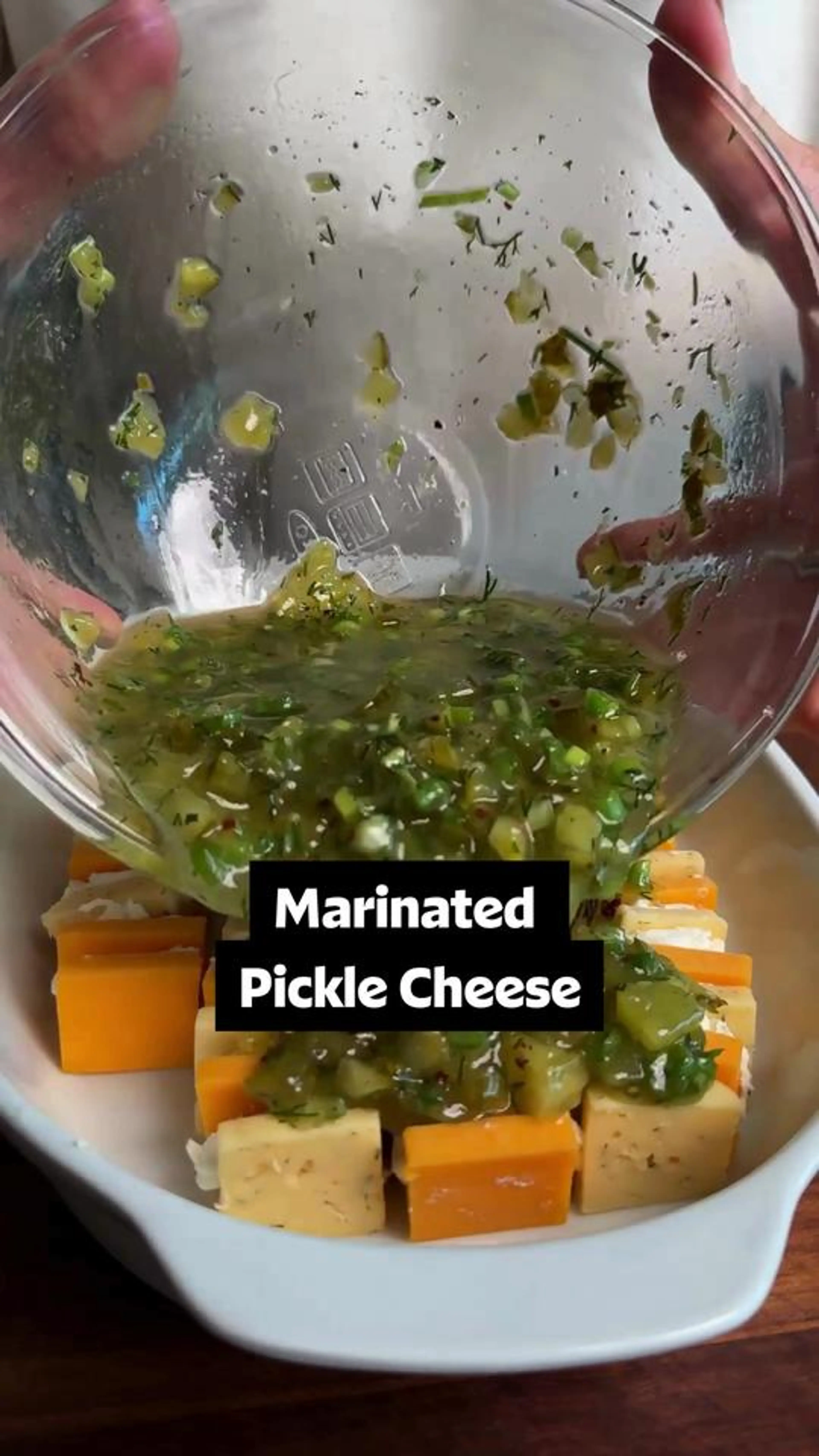 Marinated Pickle Cheese