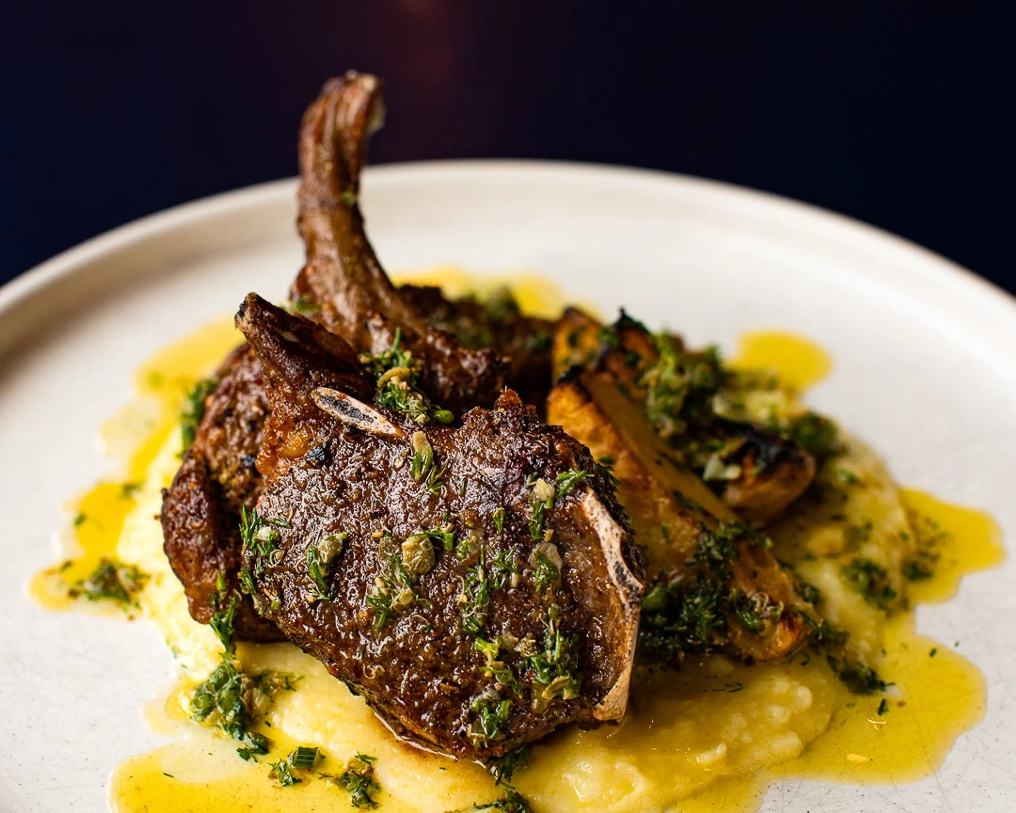 Grilled Dry-Aged Lamb Chops