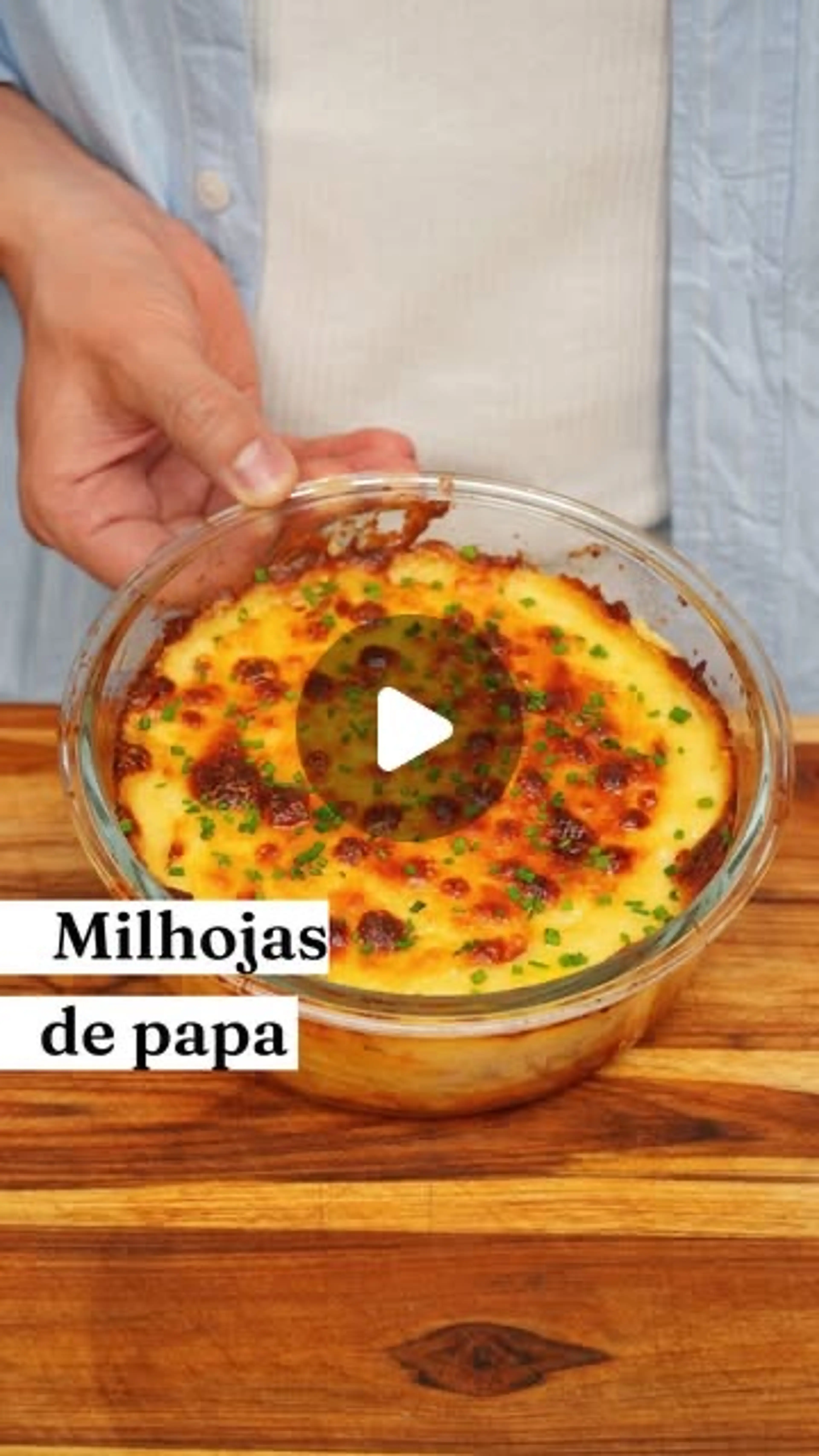 Milhojas De Papa Cremosas