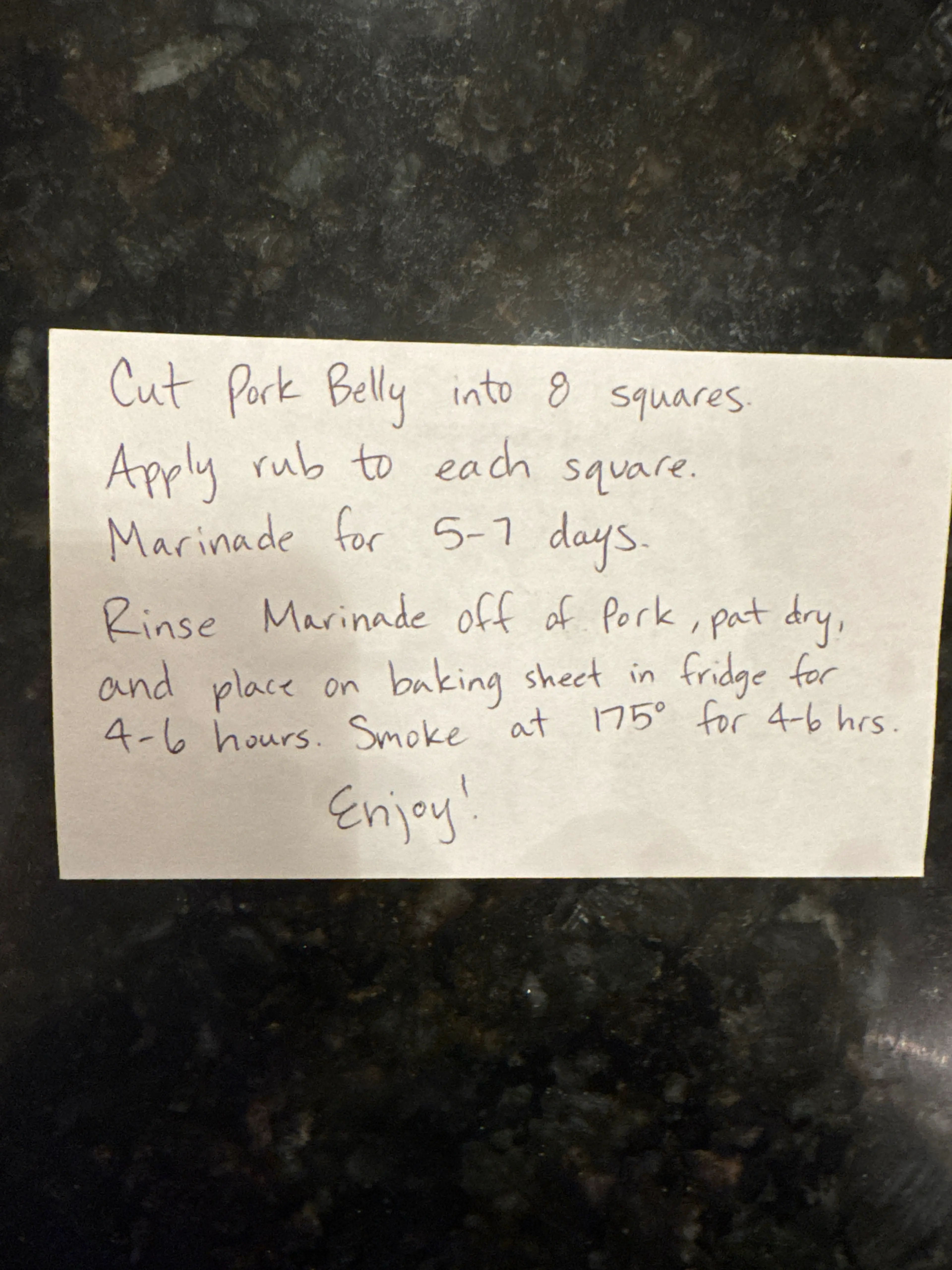 Homemade Bacon Rub
