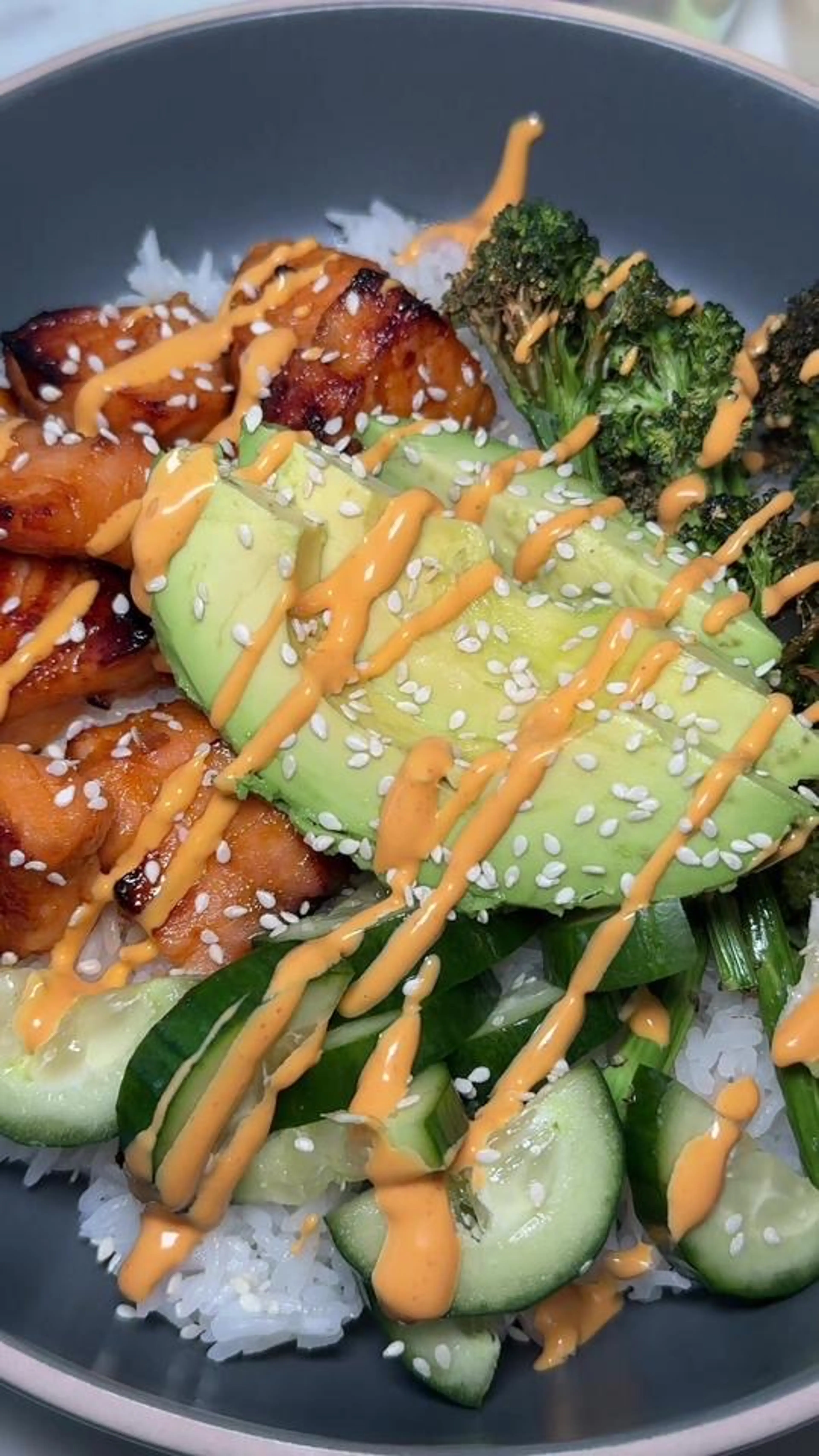 Salmon Rice Bowl