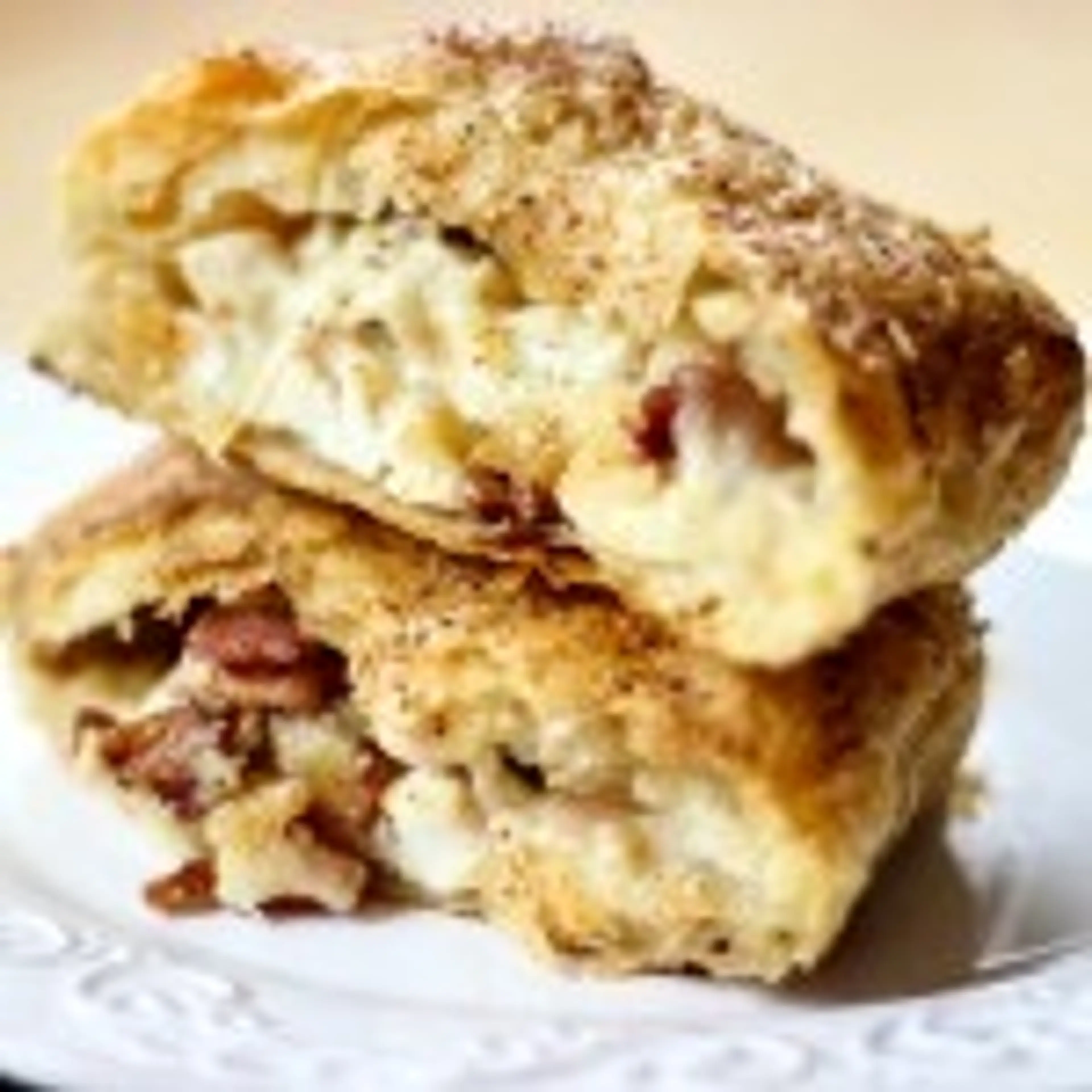 Chicken Alfredo Bacon Pastry Pockets