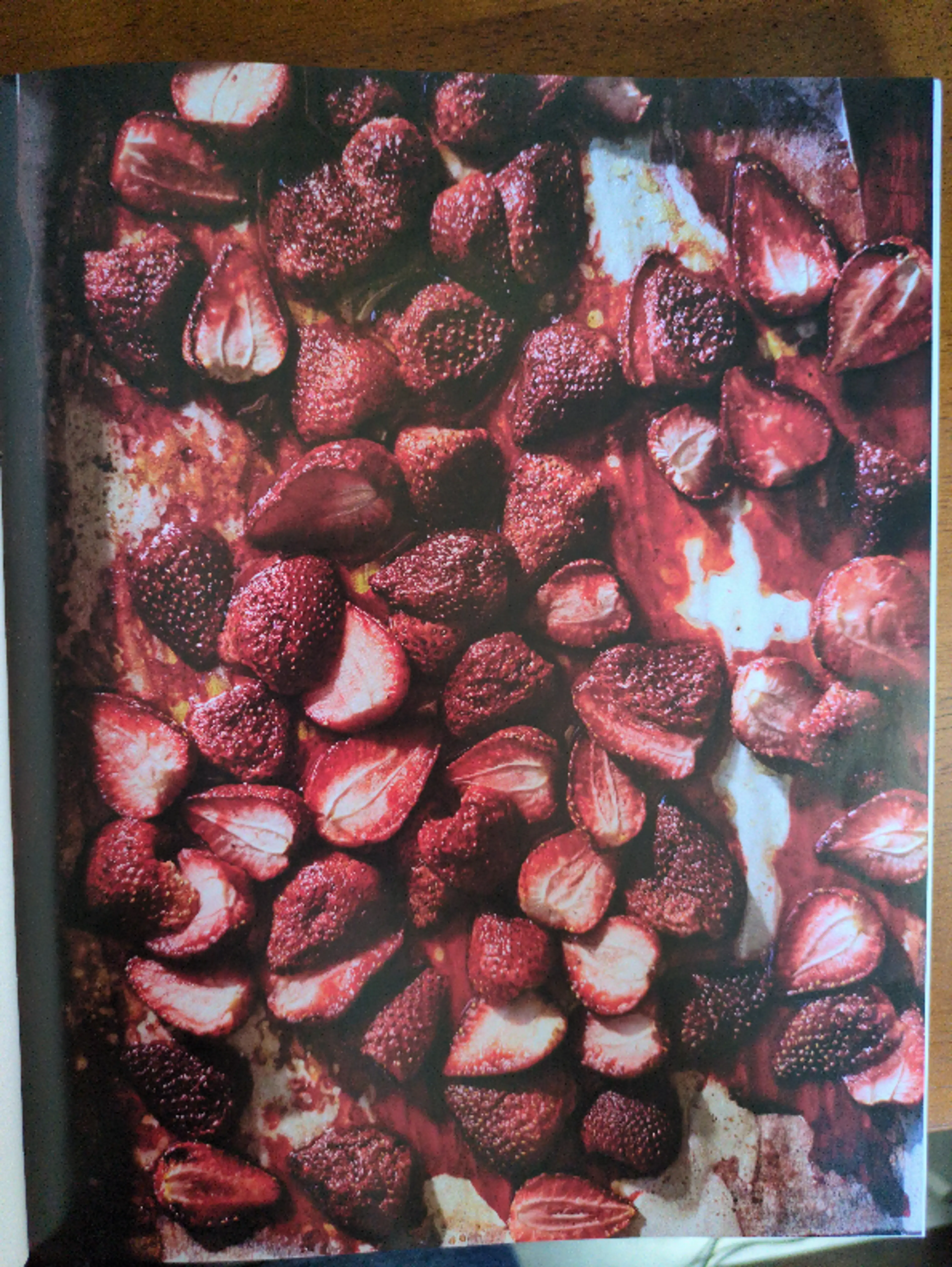 Roasted Strawberries with Yogurt and Sumac