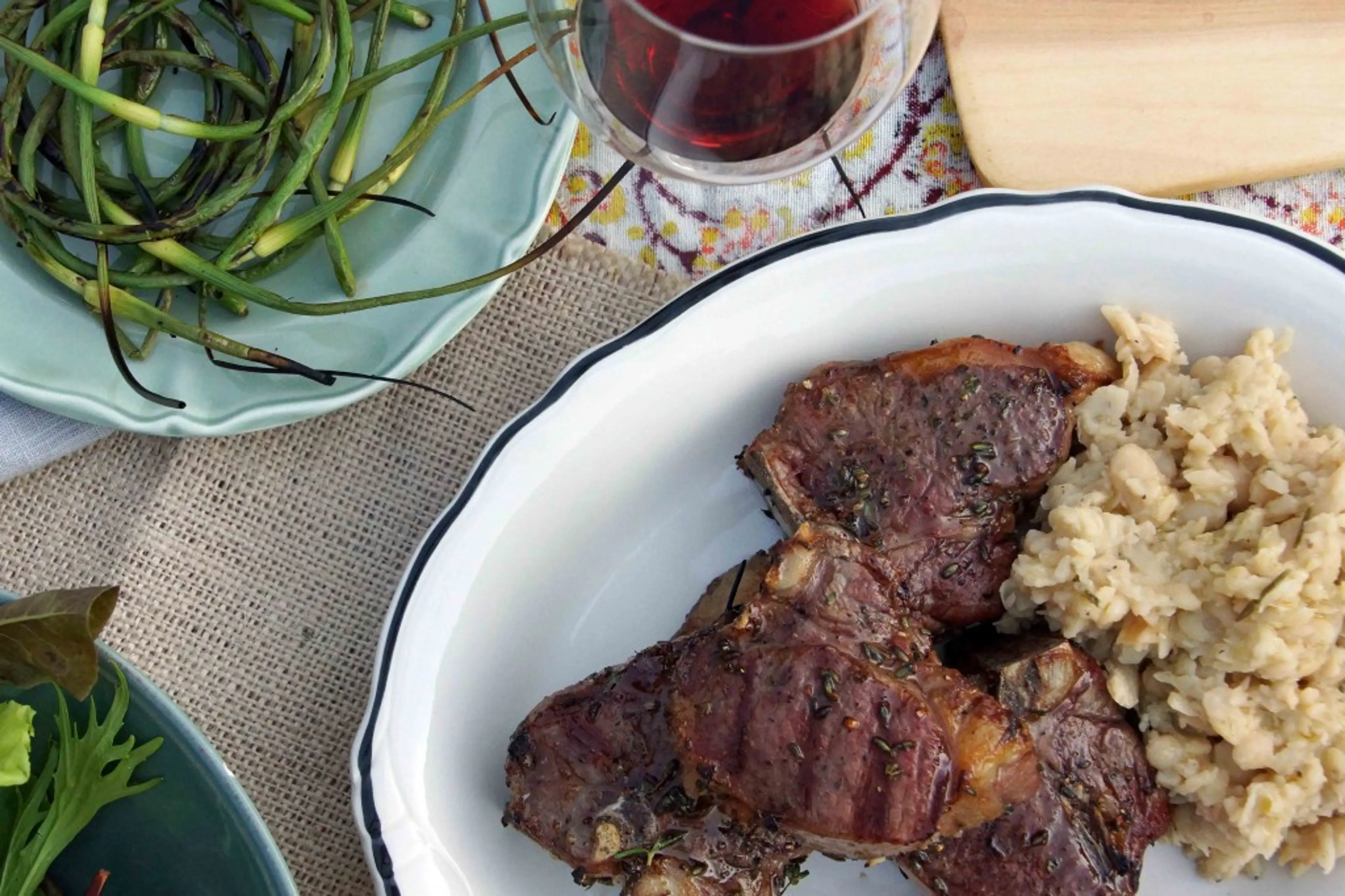 Lavender & Honey Grilled Lamb Chops