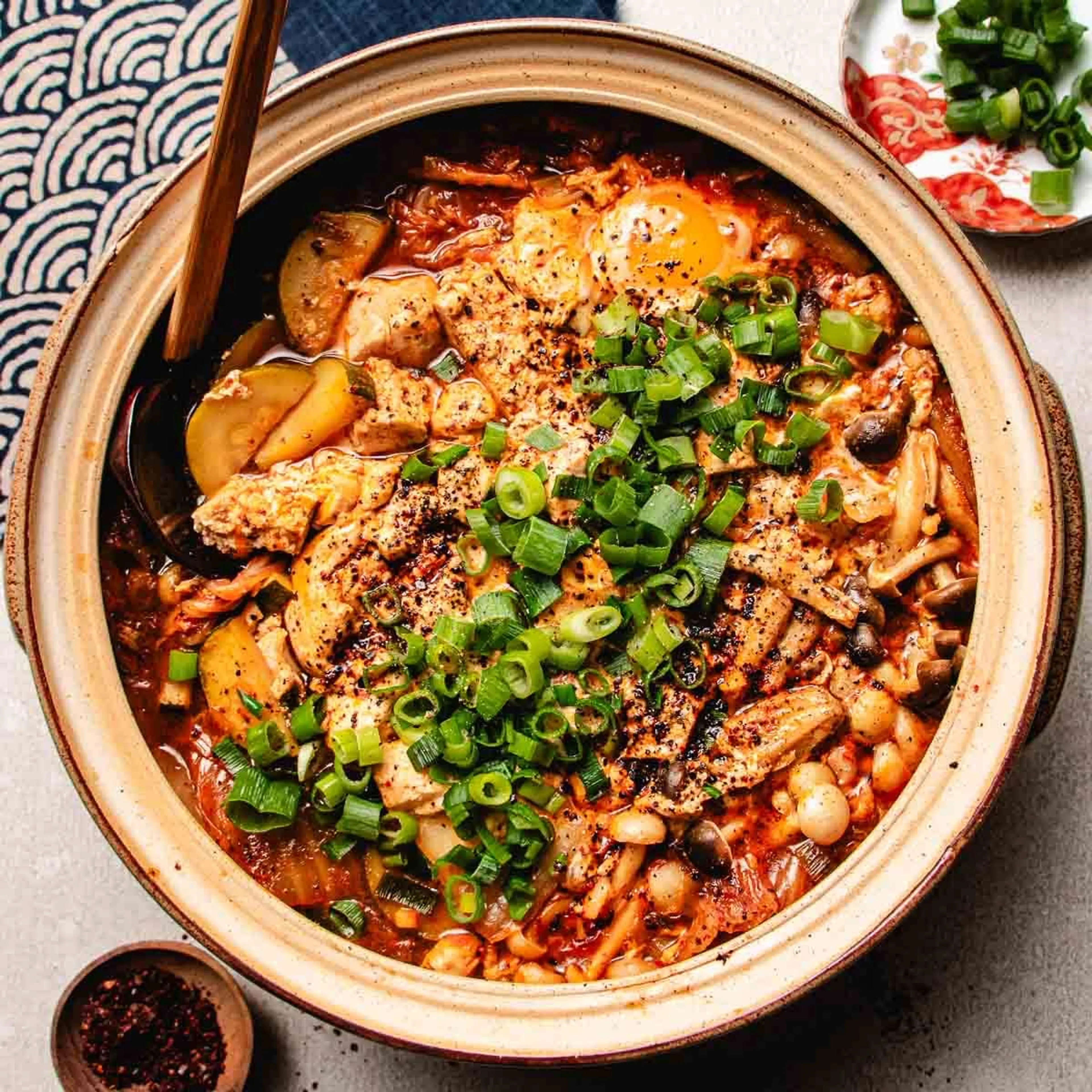 Silken tofu kimchi soup recipe