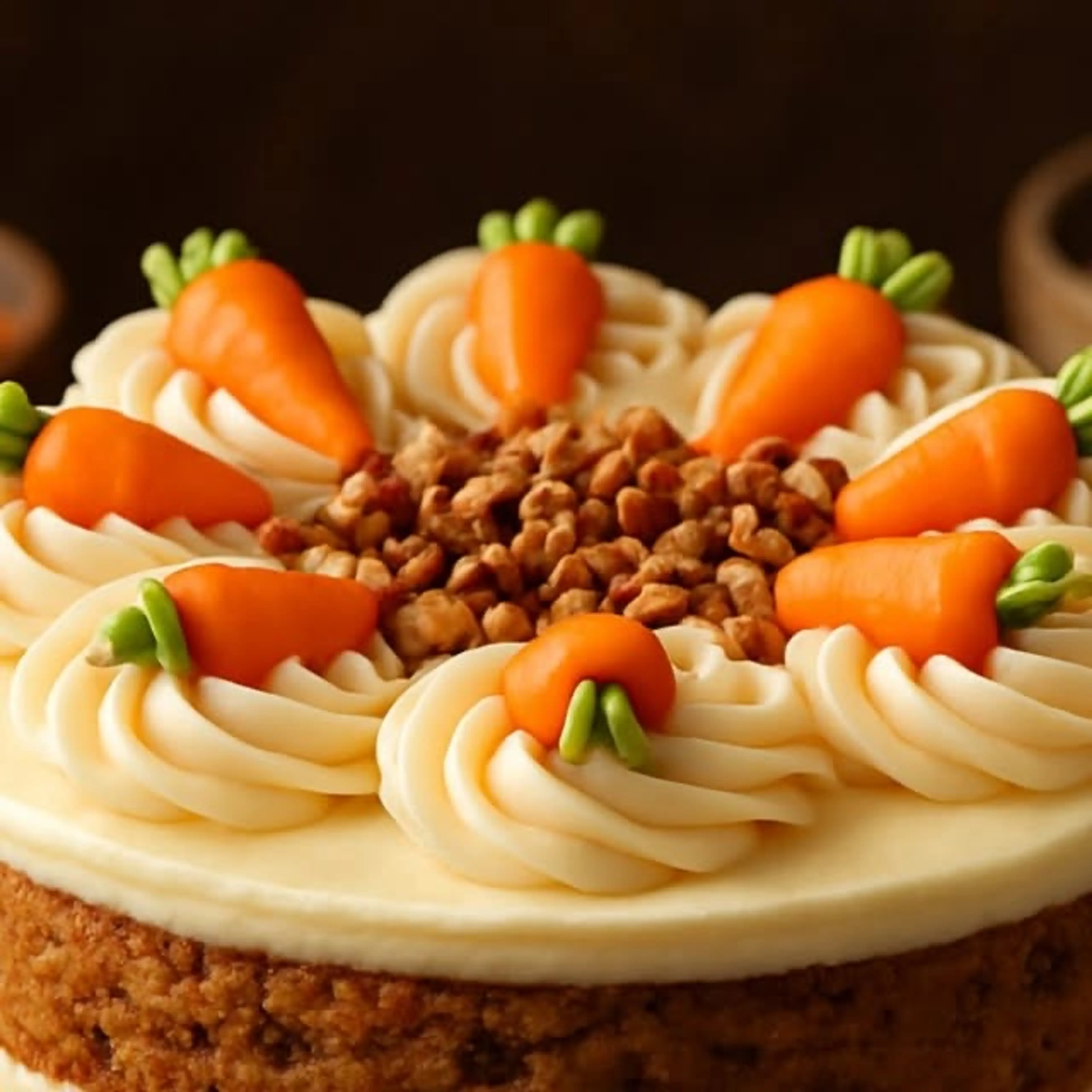 Carrot Cake with Cream Cheese Frosting (three 6-inch Layers
