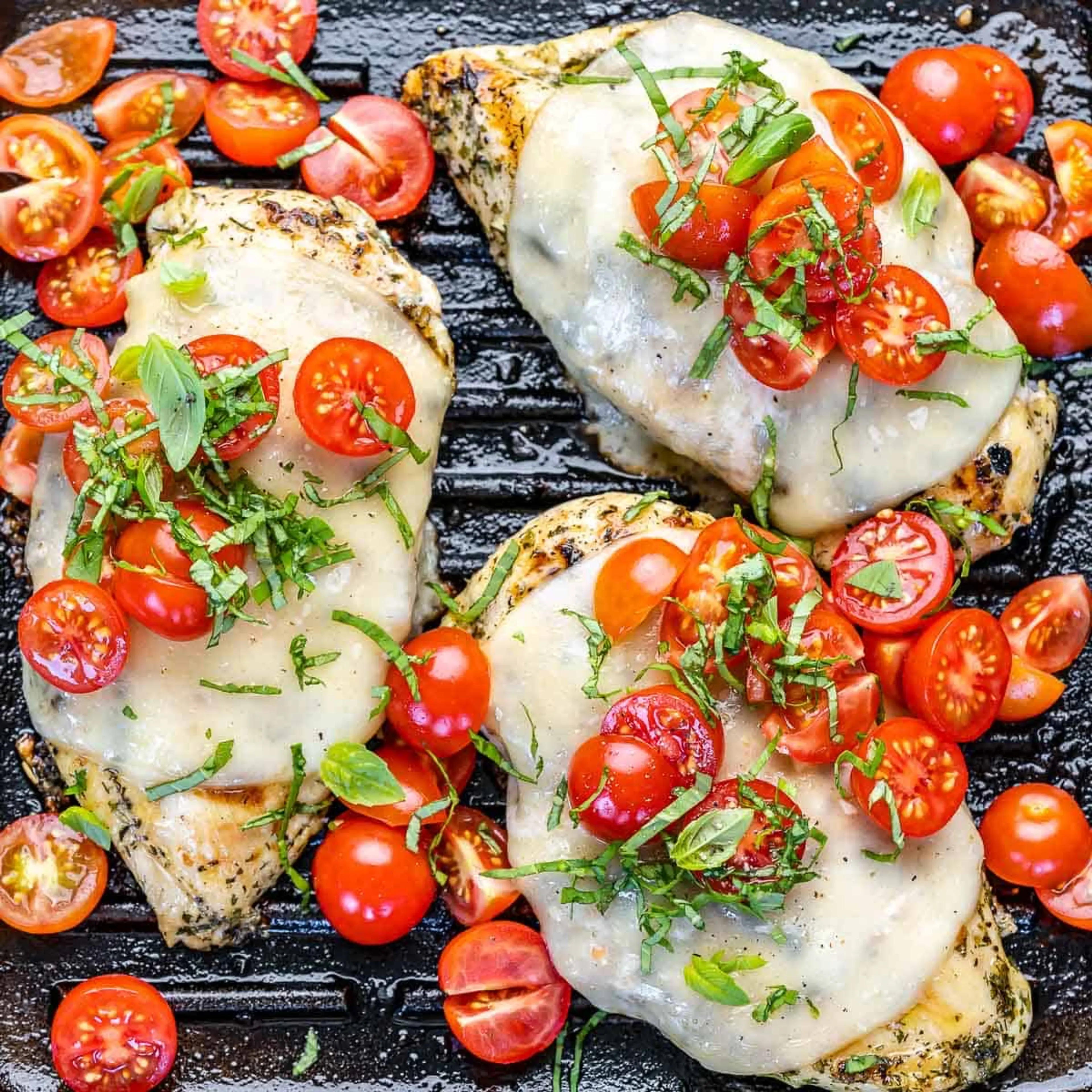 Grilled Chicken Margherita
