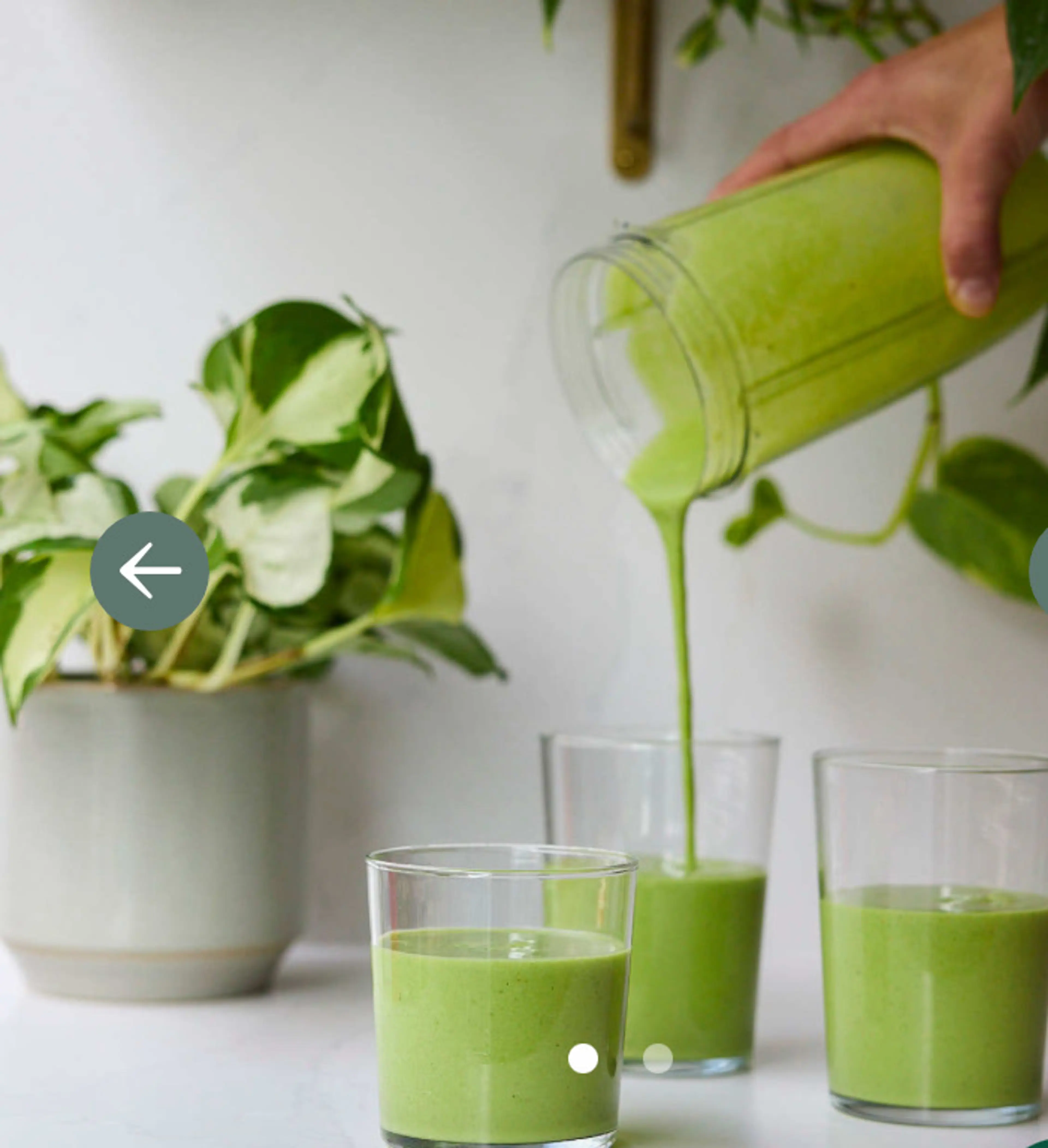 Tropical Mango & Lime Smoothie