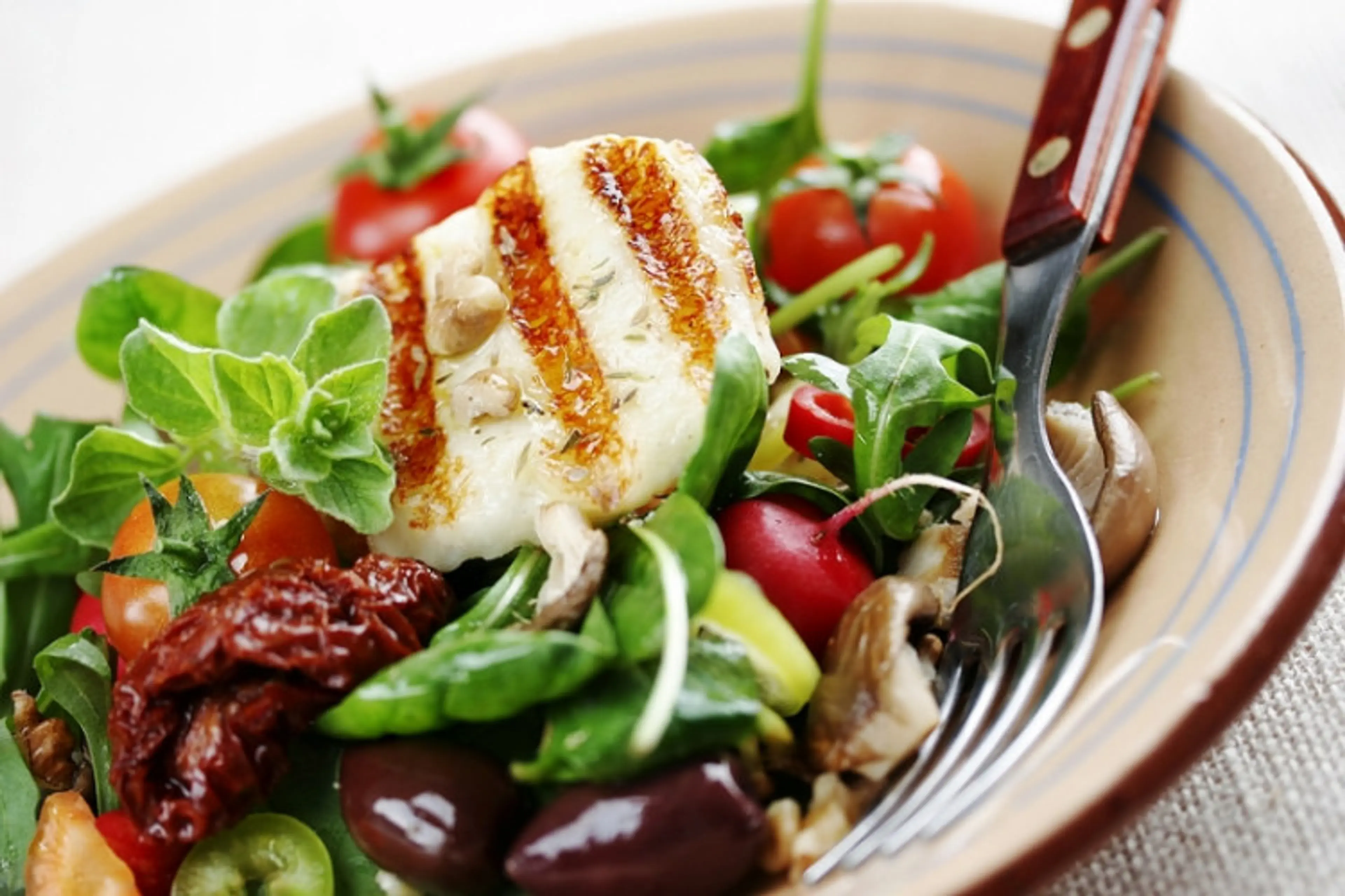 Halloumi Sallad