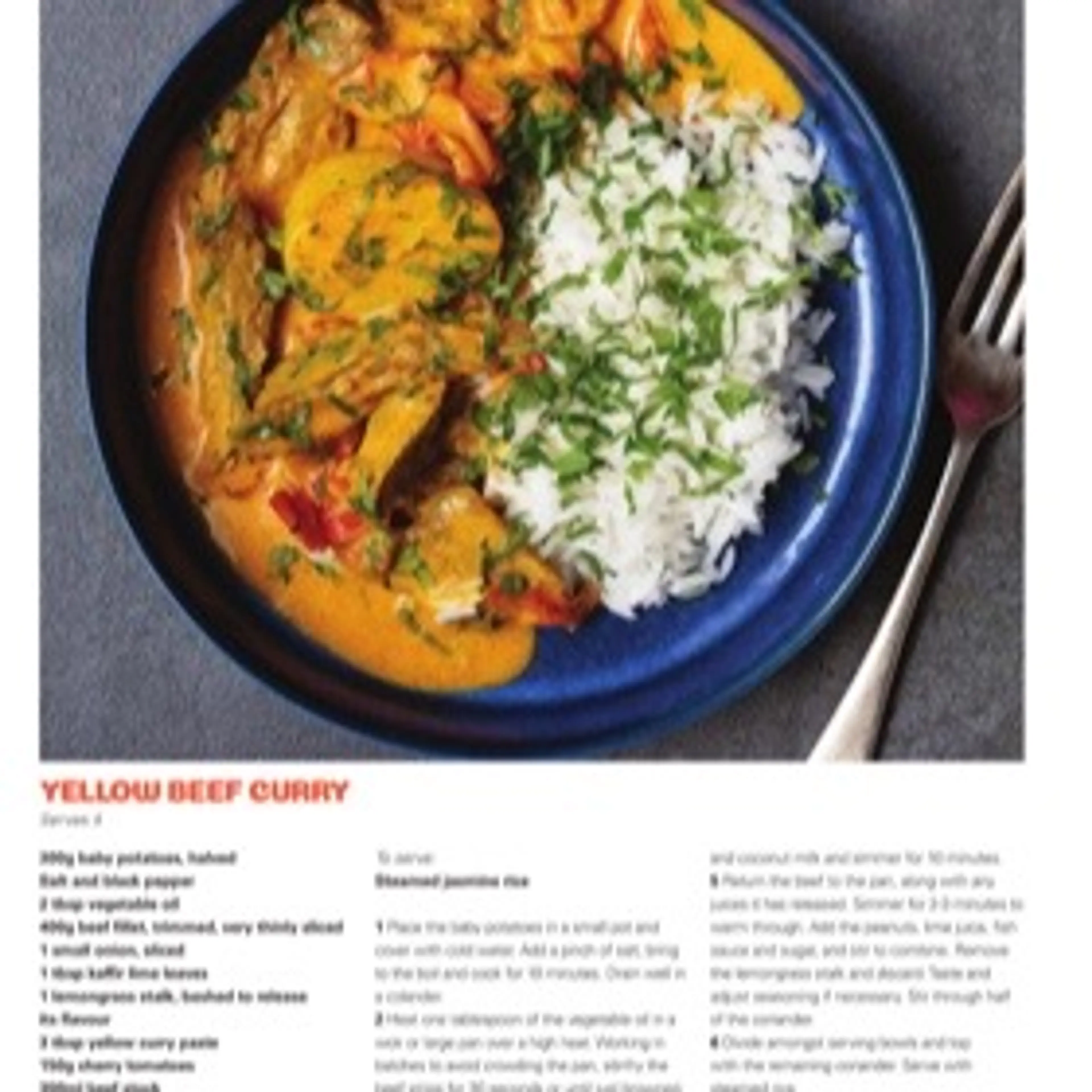 YELLOW BEEF CURRY