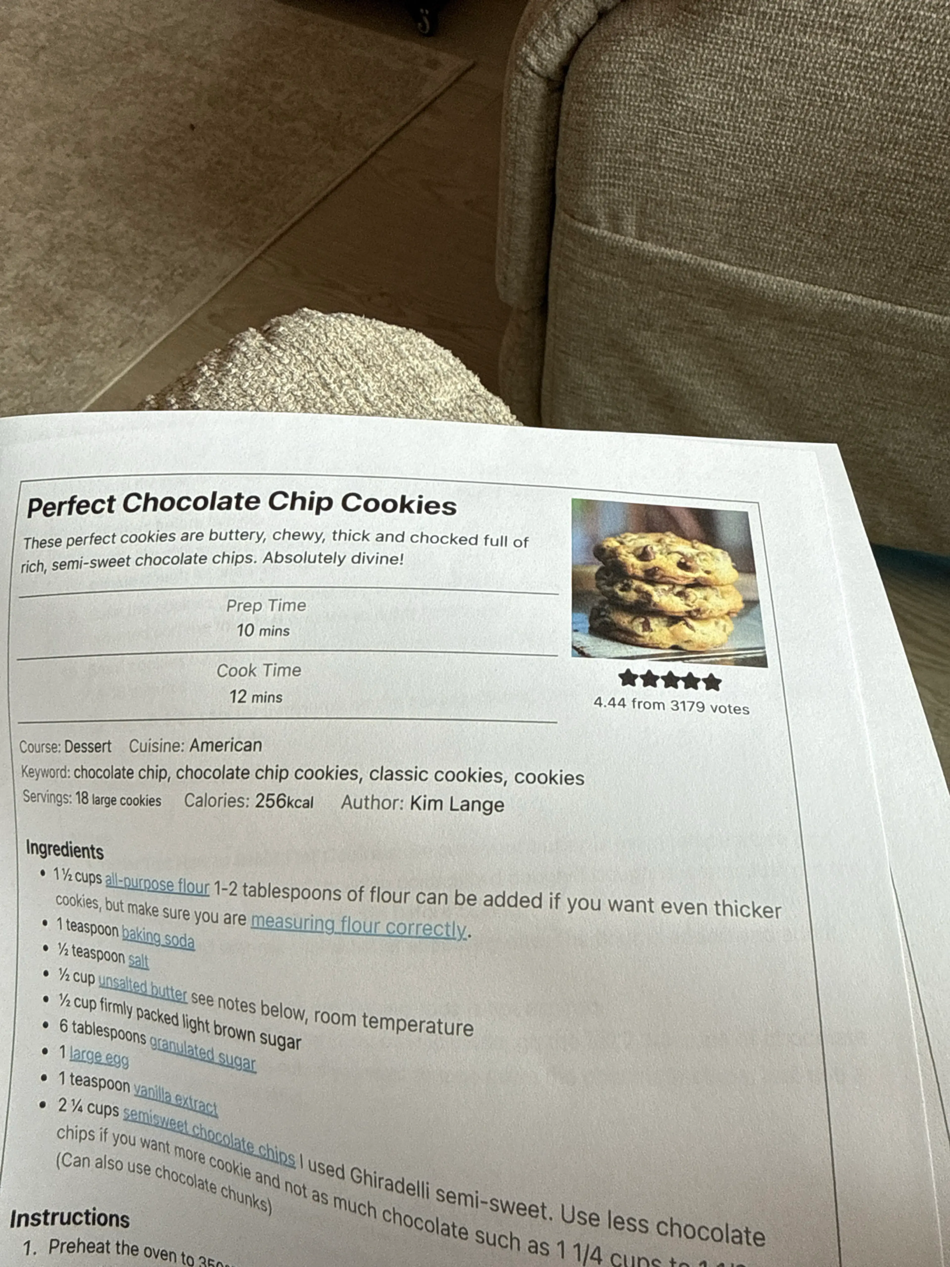 Perfect Chocolate Chip Cookies - Chocolate Baking Tess