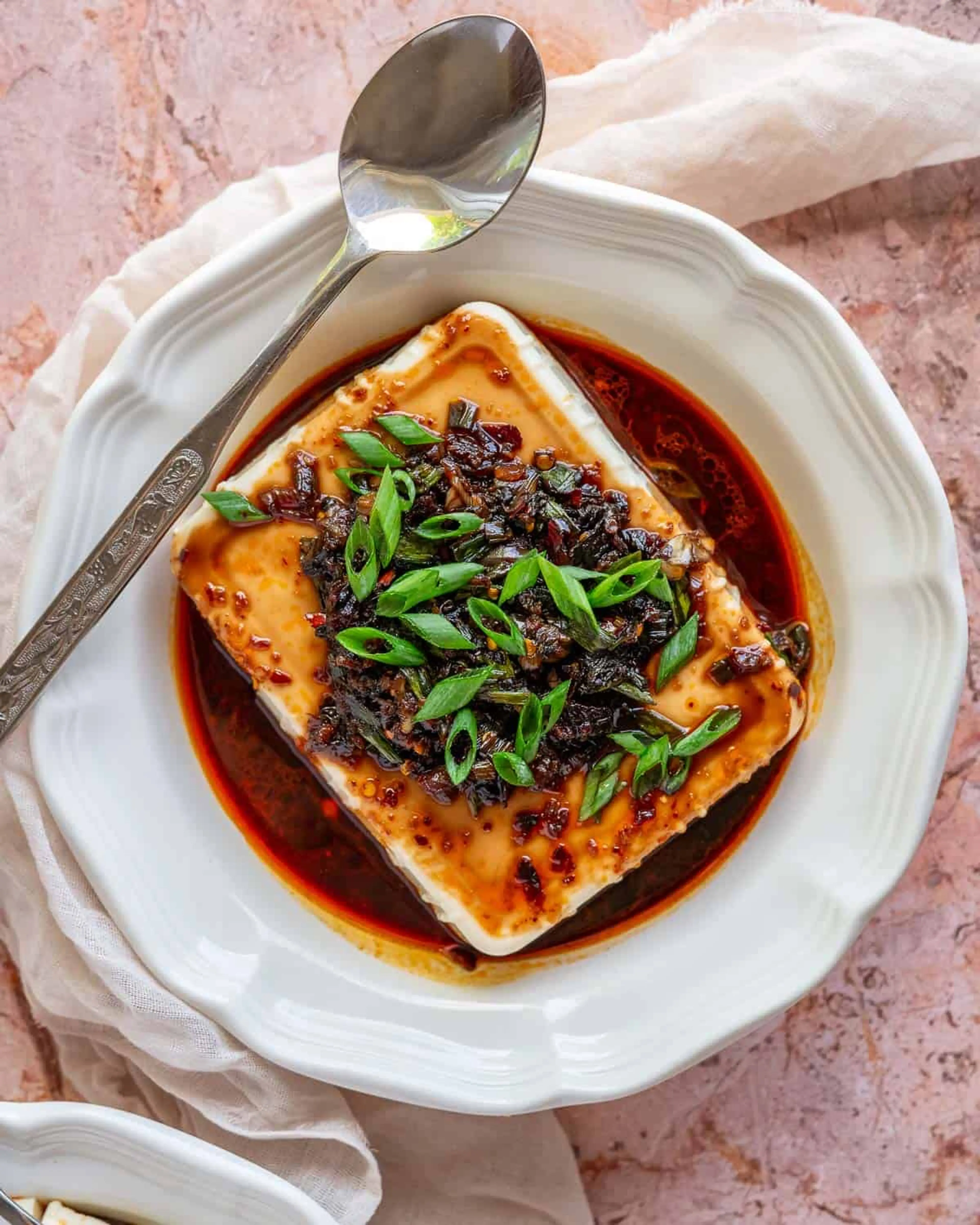 10 Minute Chili Garlic Silken Tofu