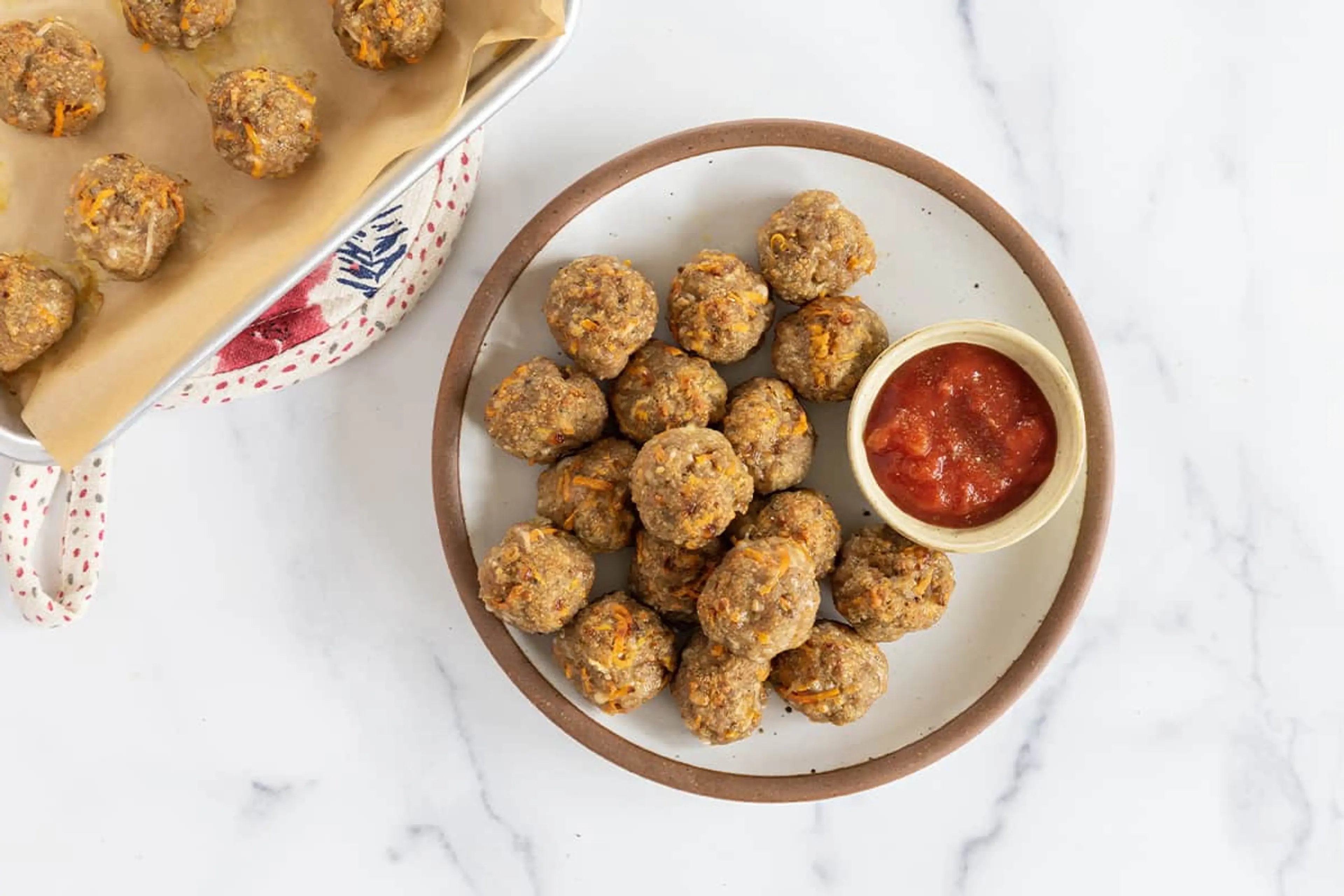 Turkey Sweet Potato Baby Meatballs
