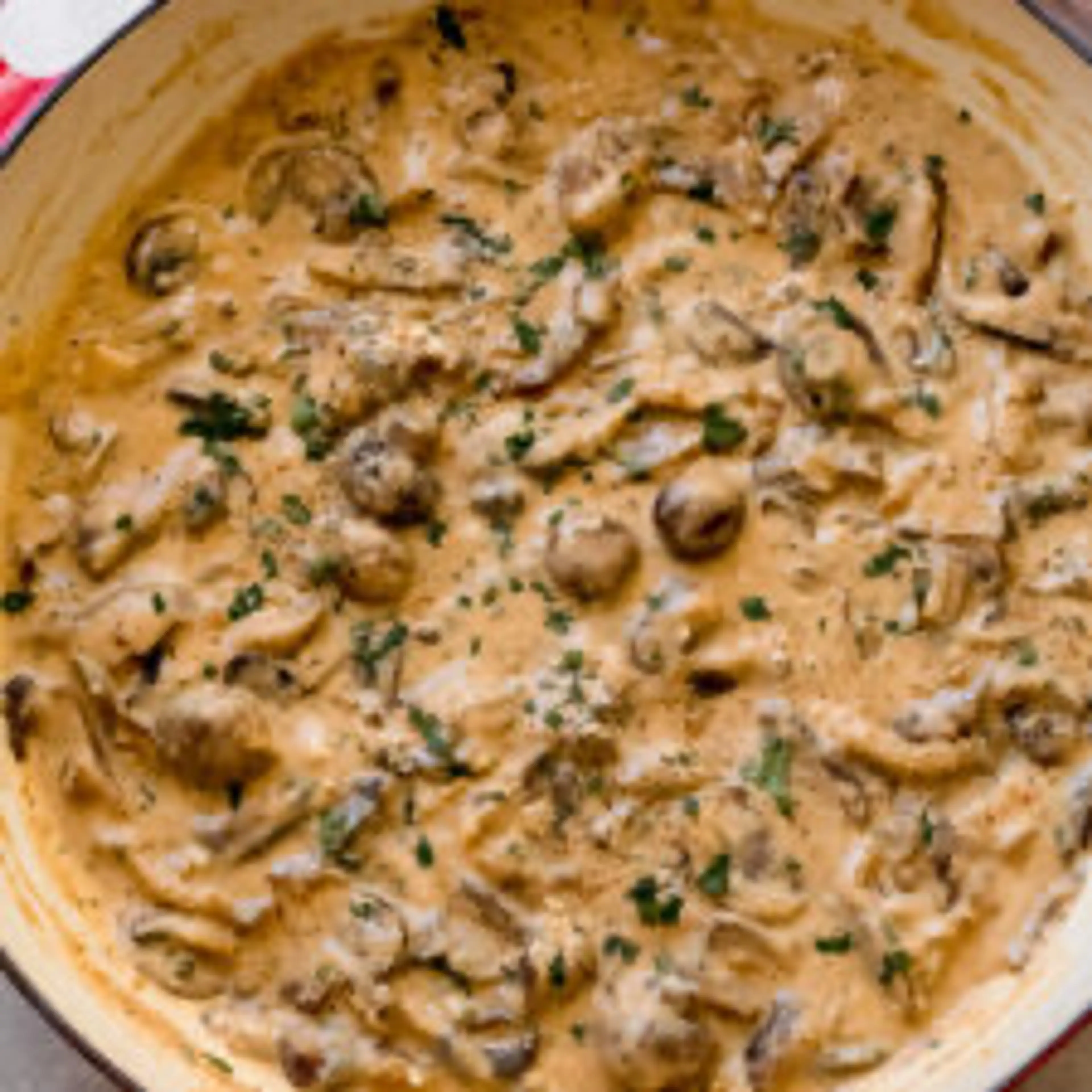 Easy Mushroom Stroganoff