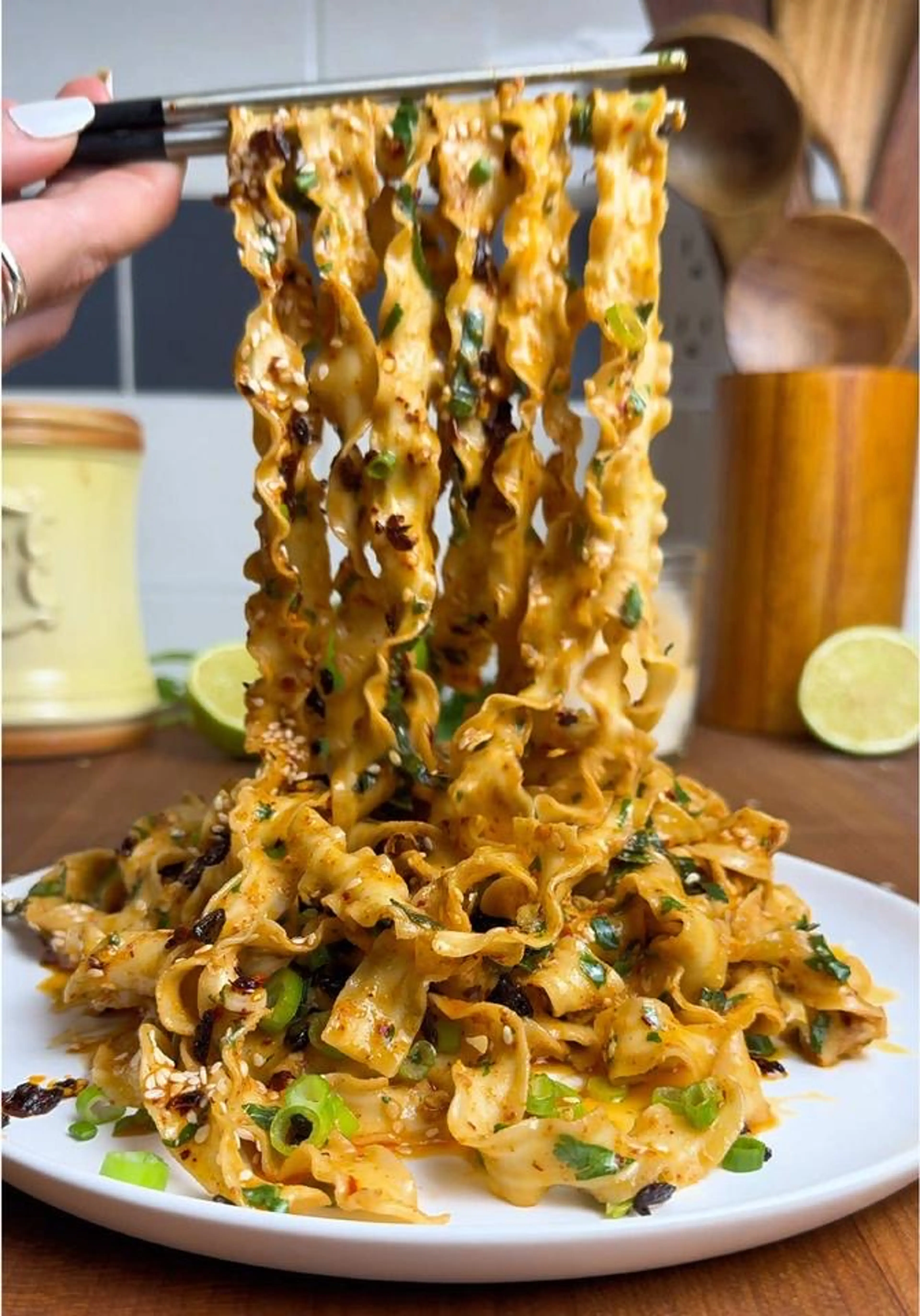 Chilli Peanut Noodles