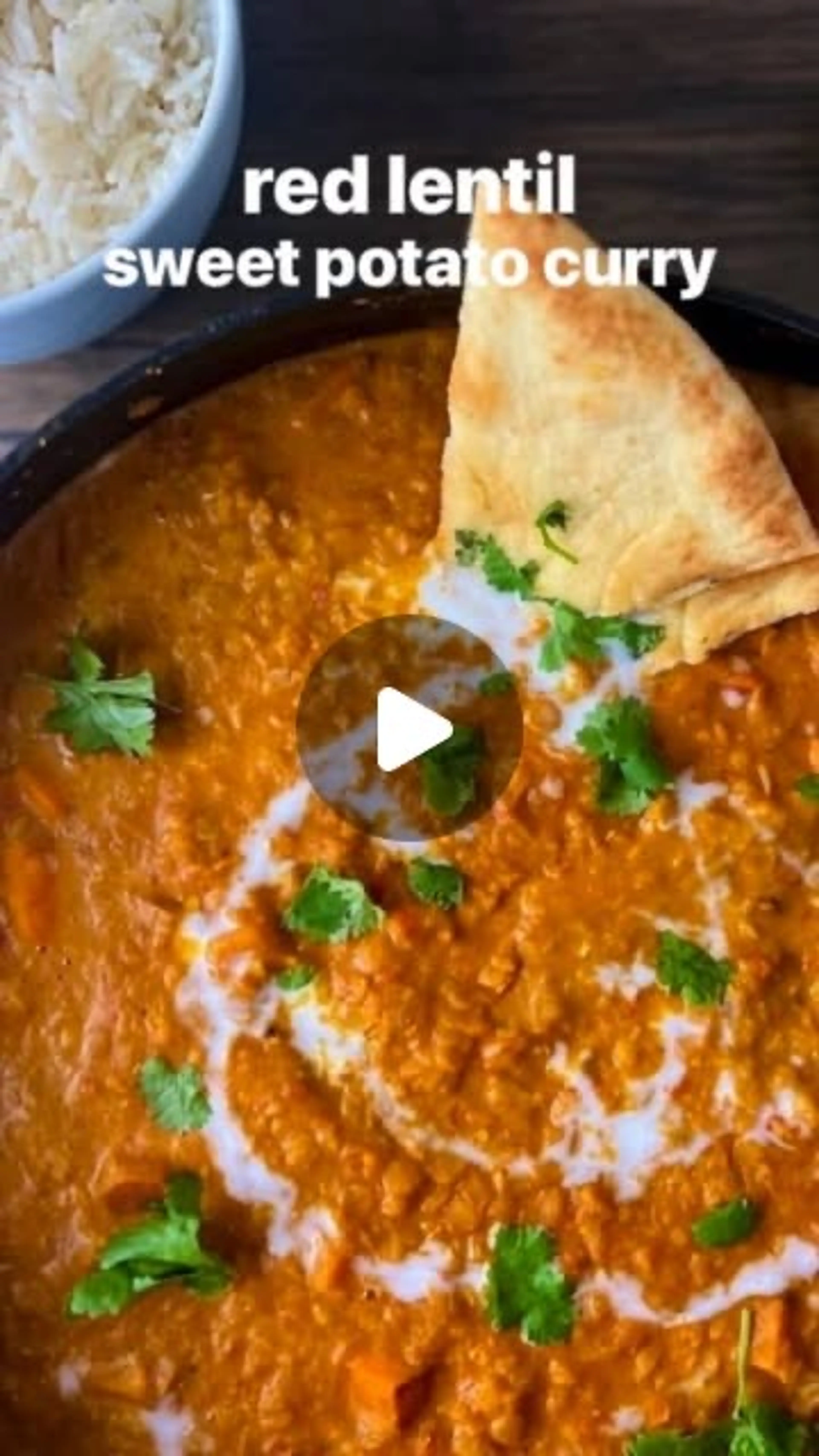Vegan Red Lentil Sweet Potato Curry