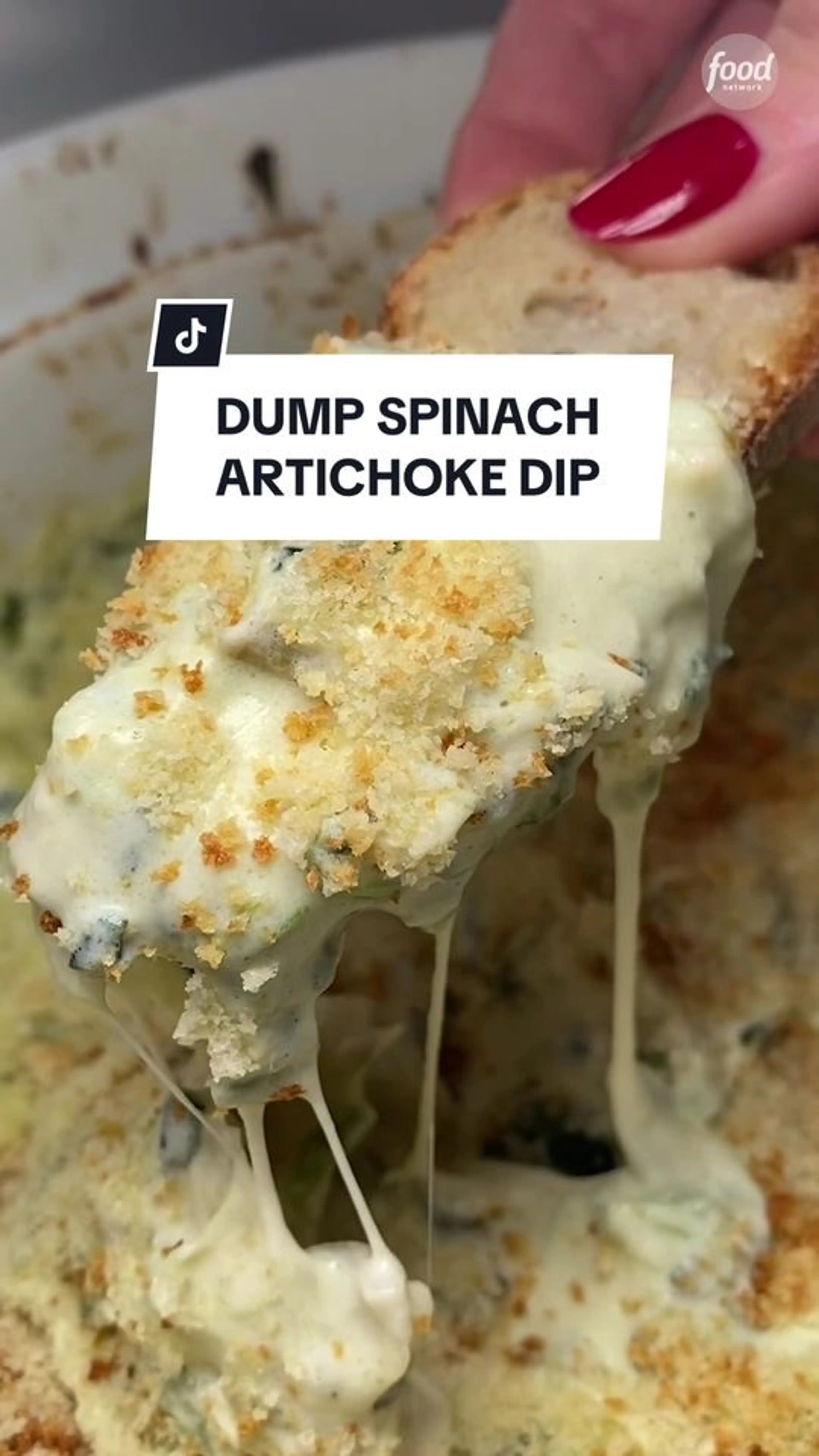 Spinach Artichoke Dip - Dump Recipe