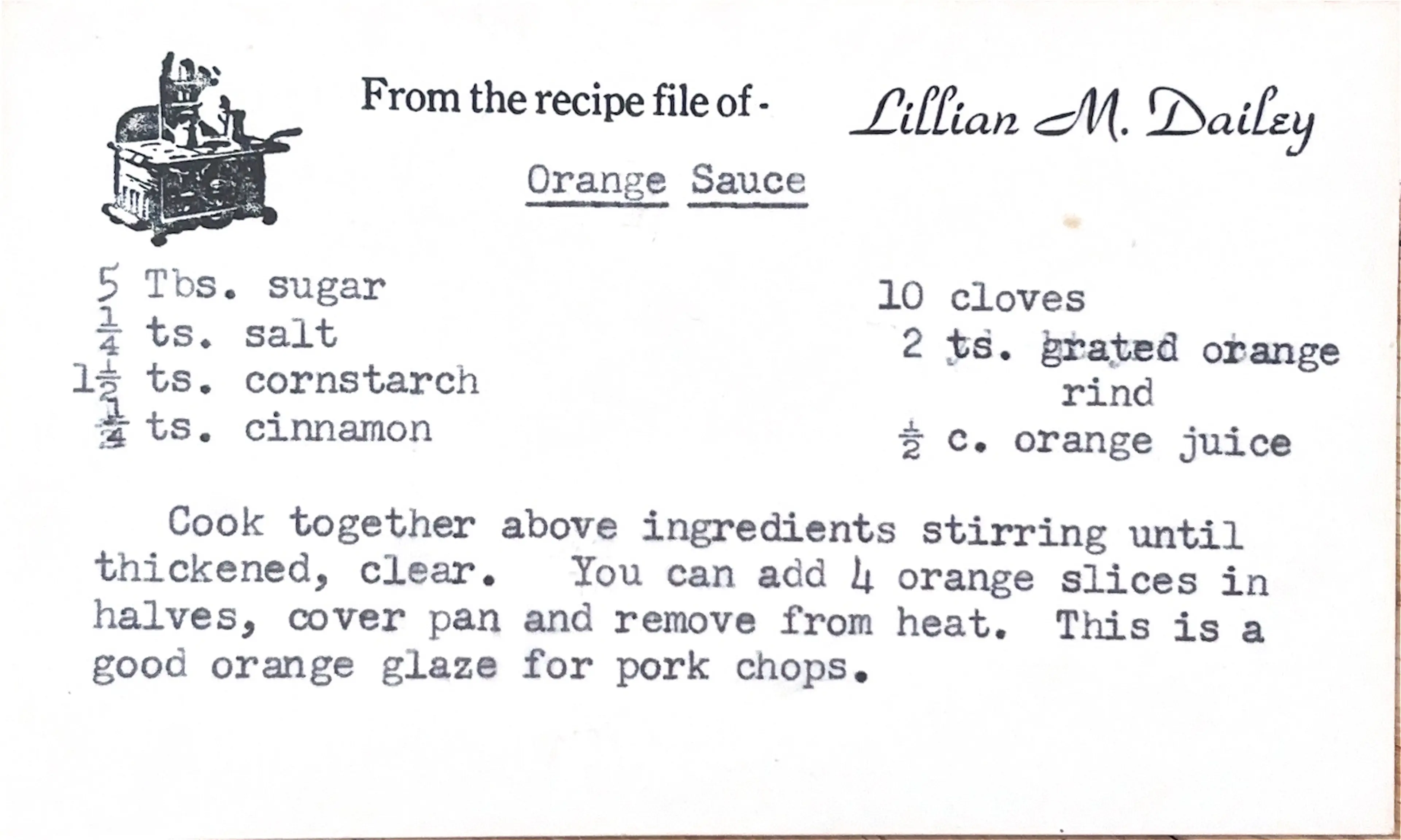 Orange Sauce