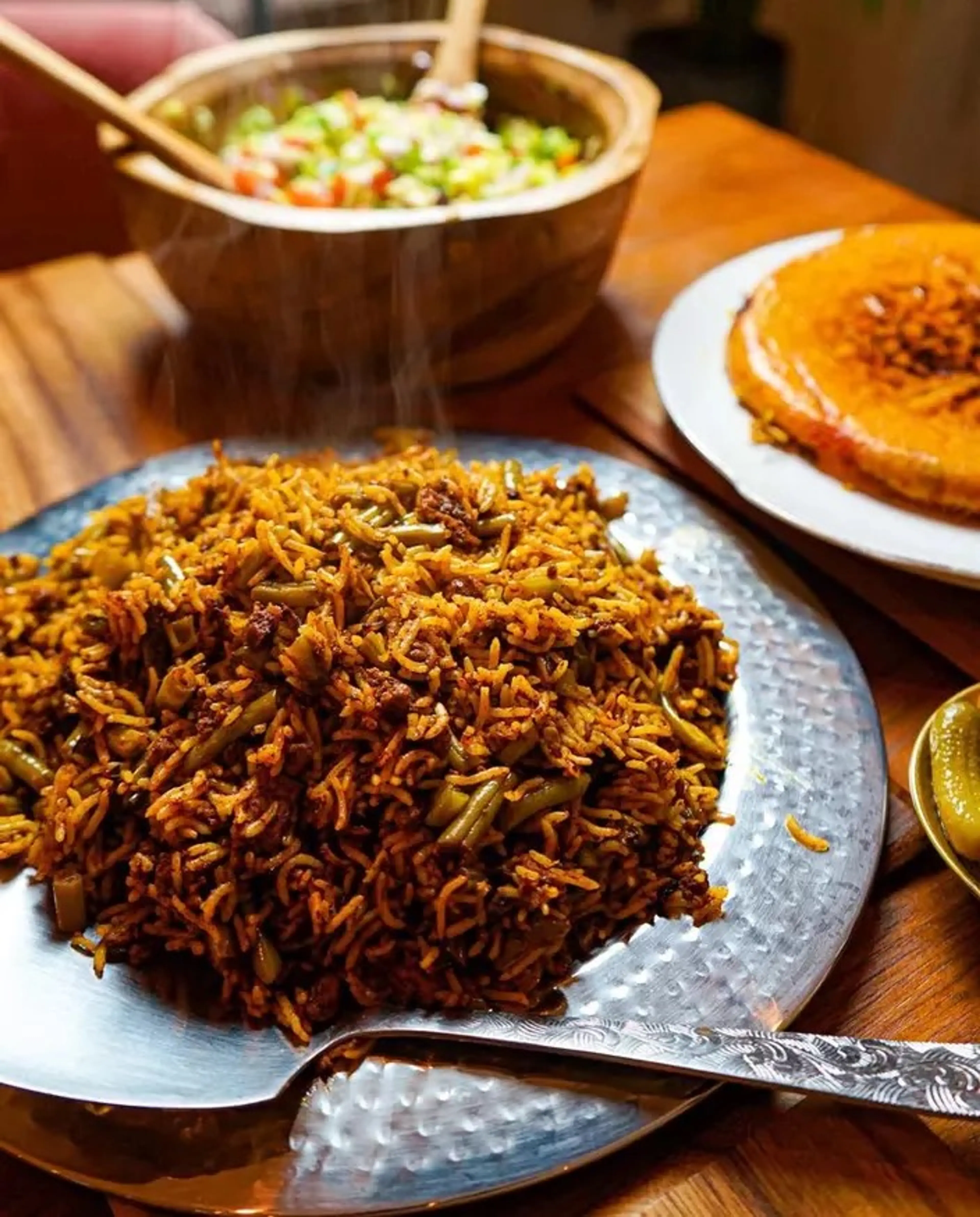 VEGAN LUBIA POLO // PERSIAN GREEN BEAN RICE