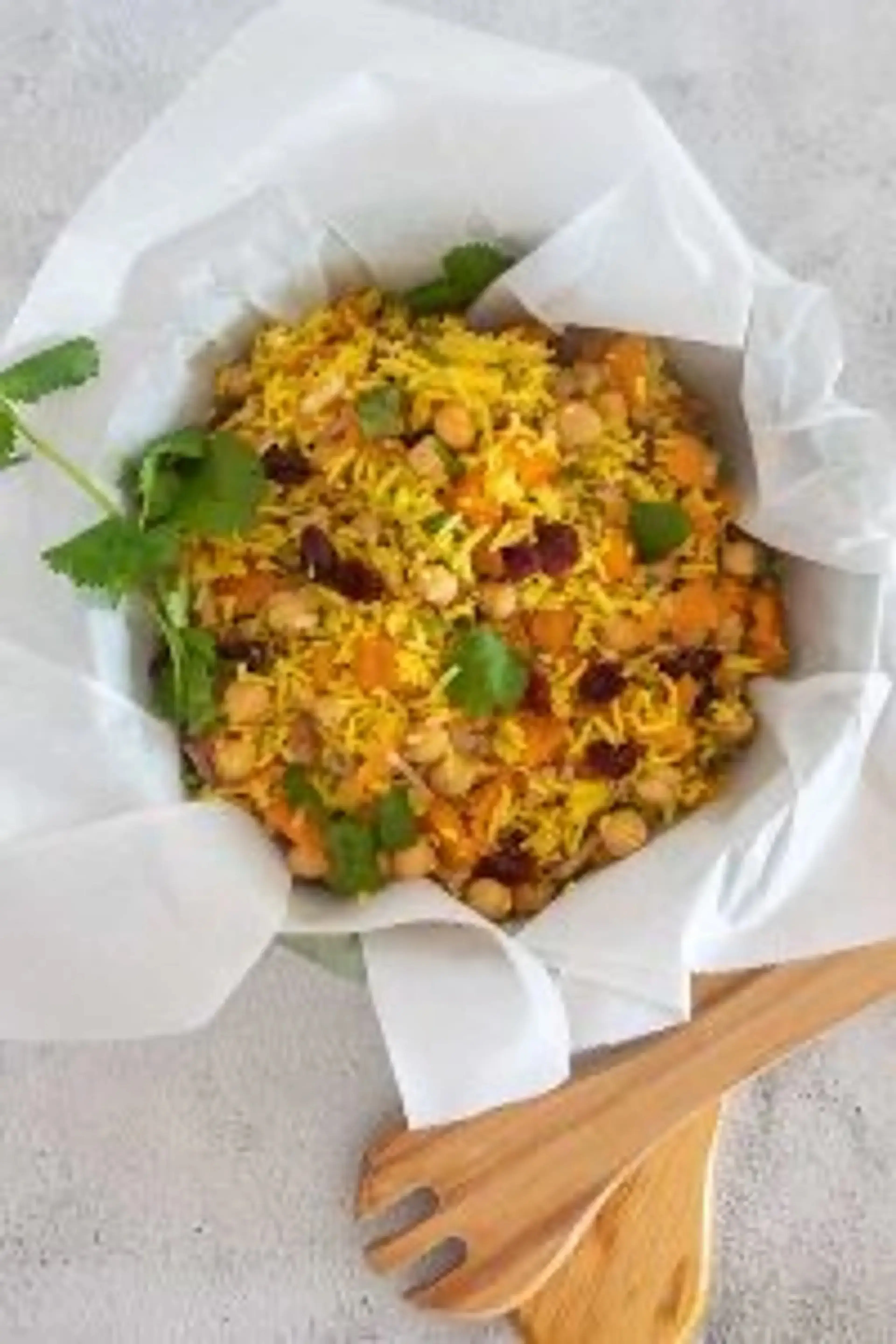 Moroccan Chickpea Rice Salad