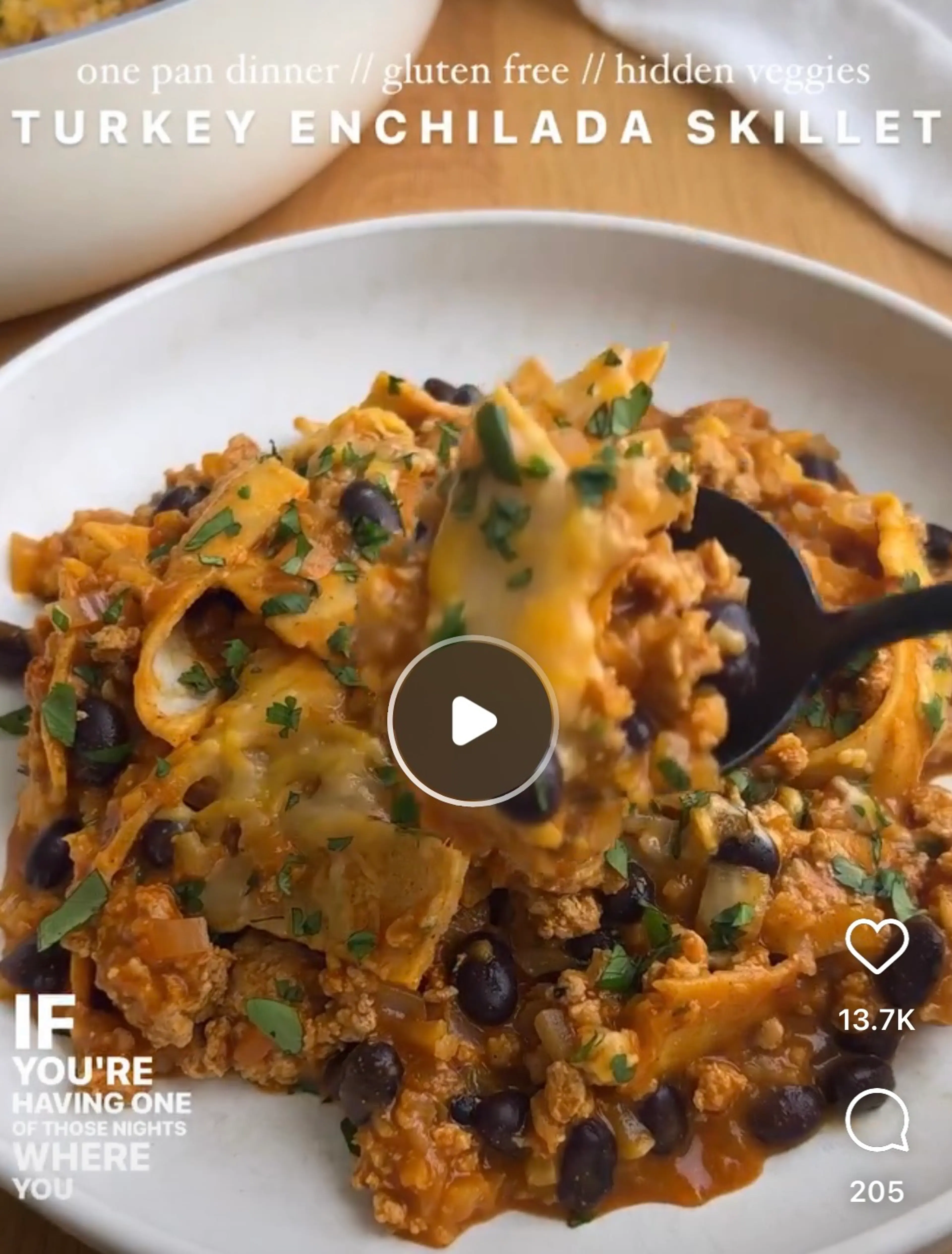 Turkey Enchilada Skillet