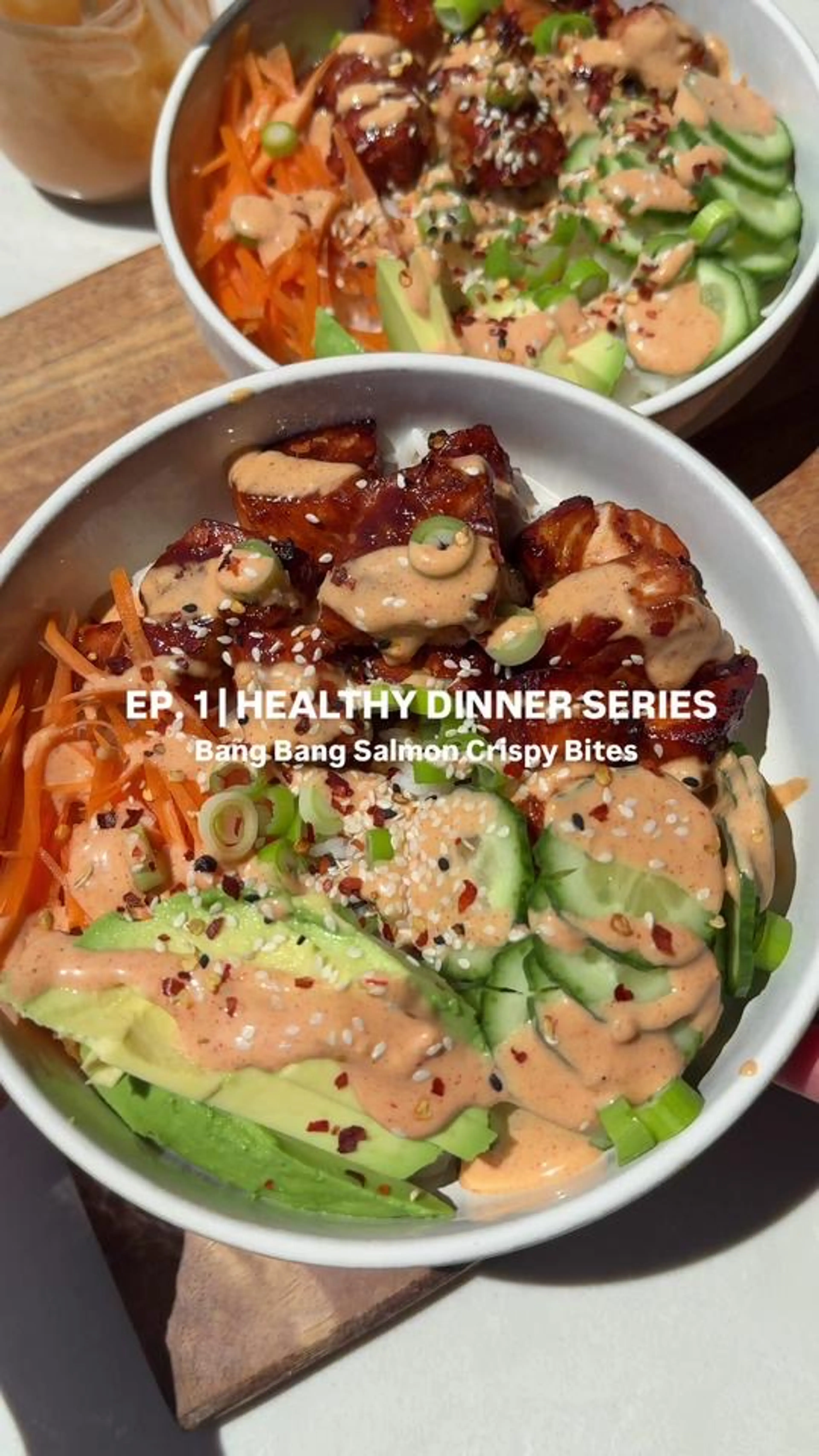 Crispy Bang Bang Salmon Bites for Ep.1 of My Healthy Dinner