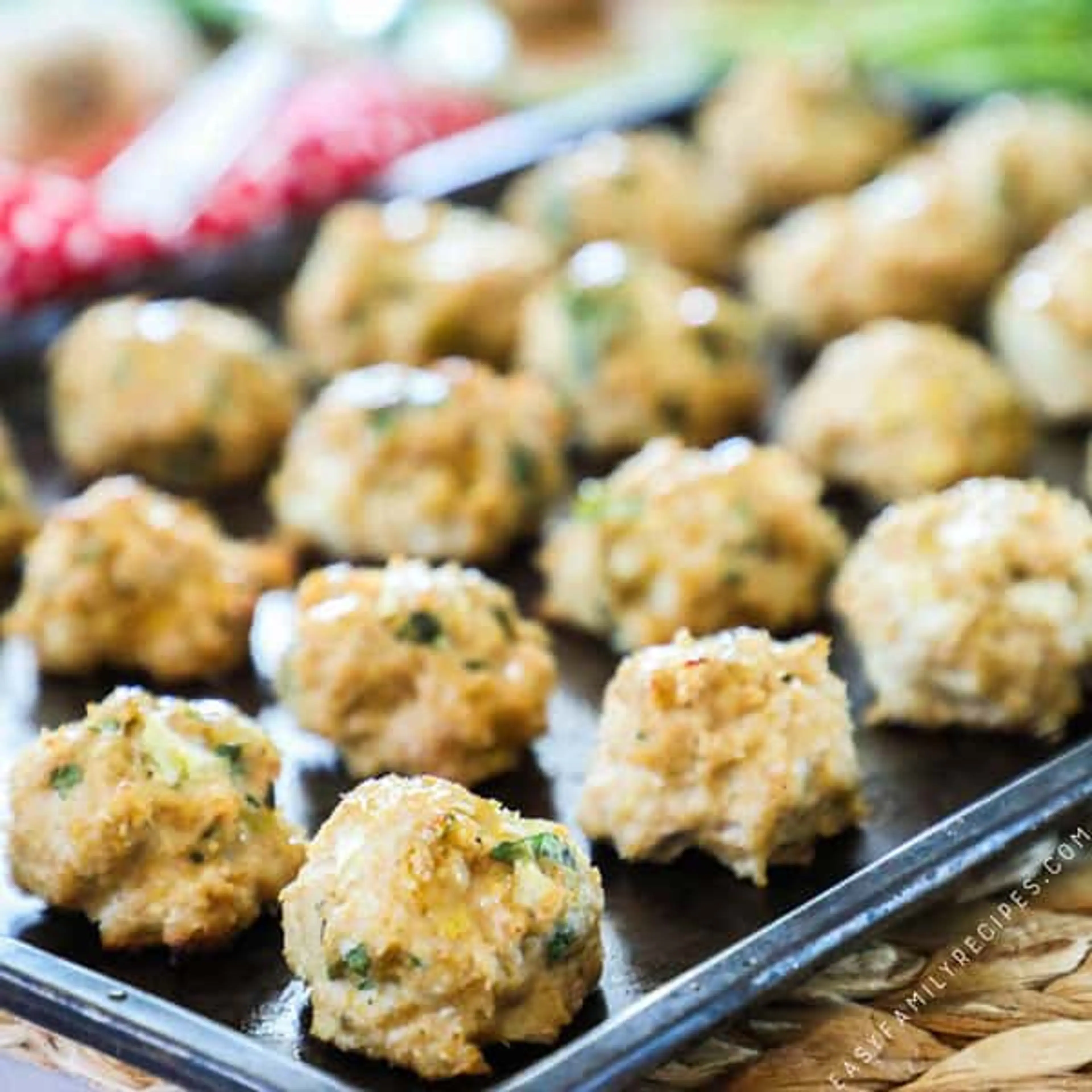 Buffalo Ranch Chicken Meatballs