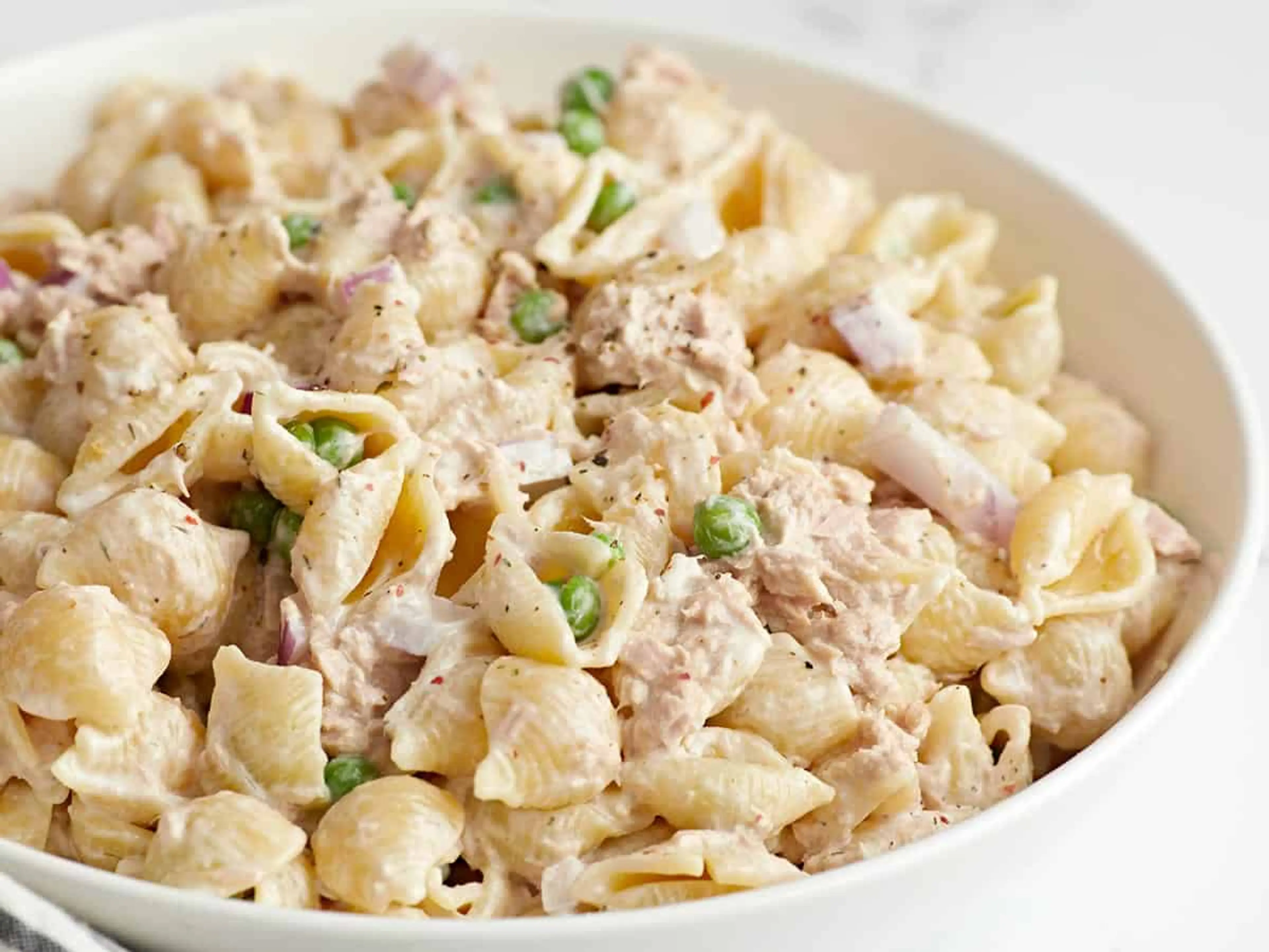 Tuna Pasta Salad with Peas
