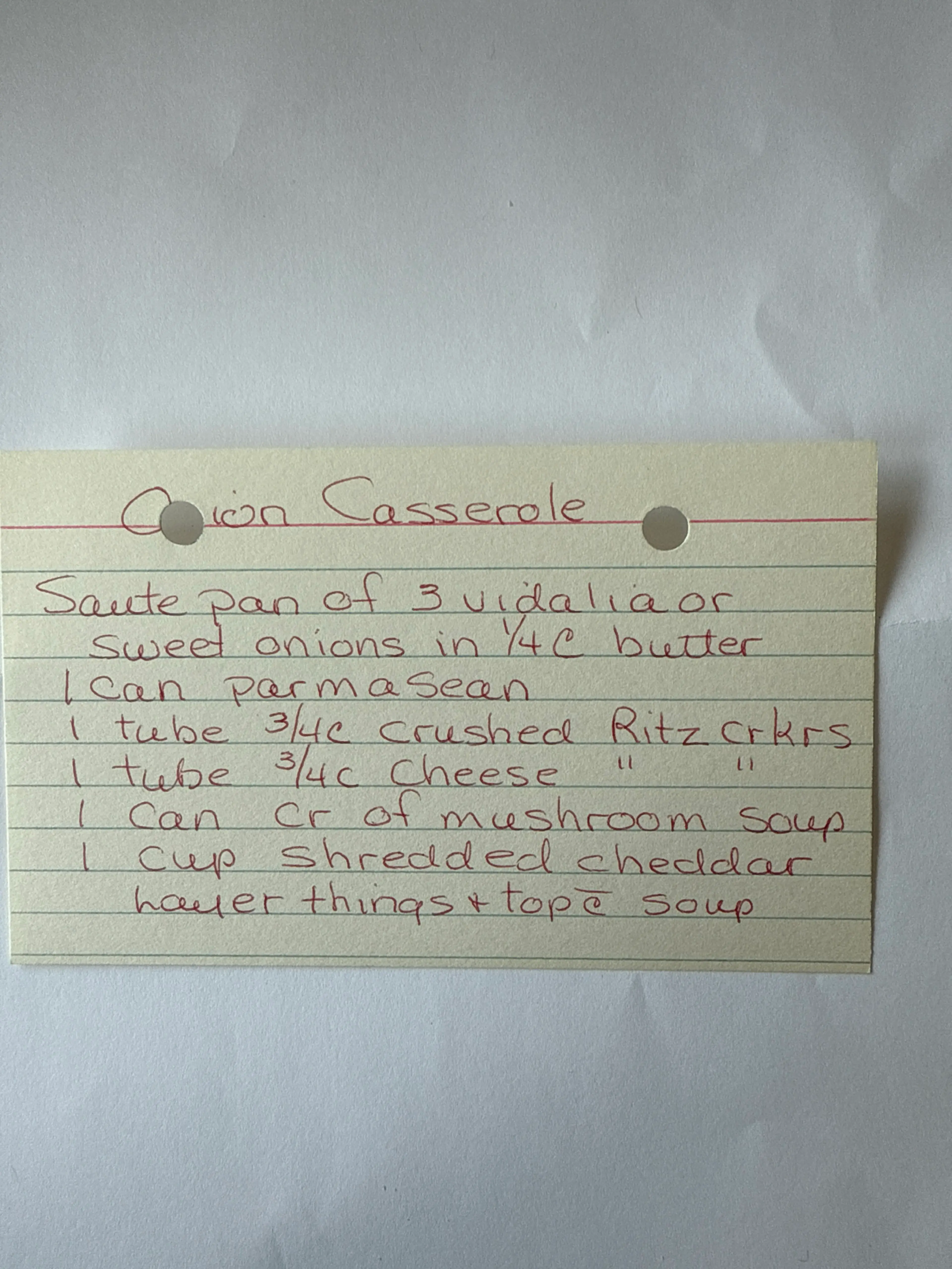Onion Casserole (Lisa)