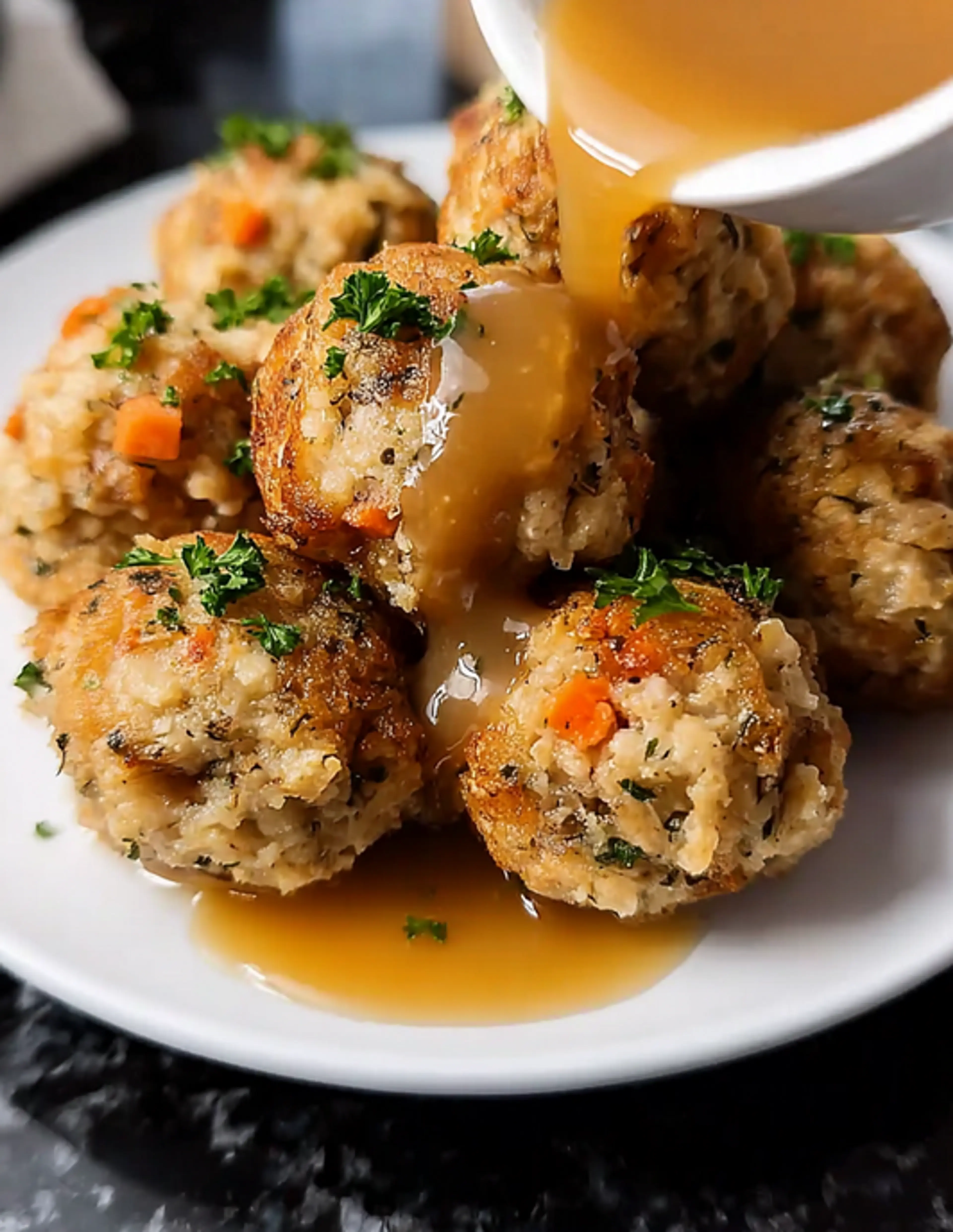 Thanksgiving Leftover Magic: Crispy Turkey Stuffing Balls!