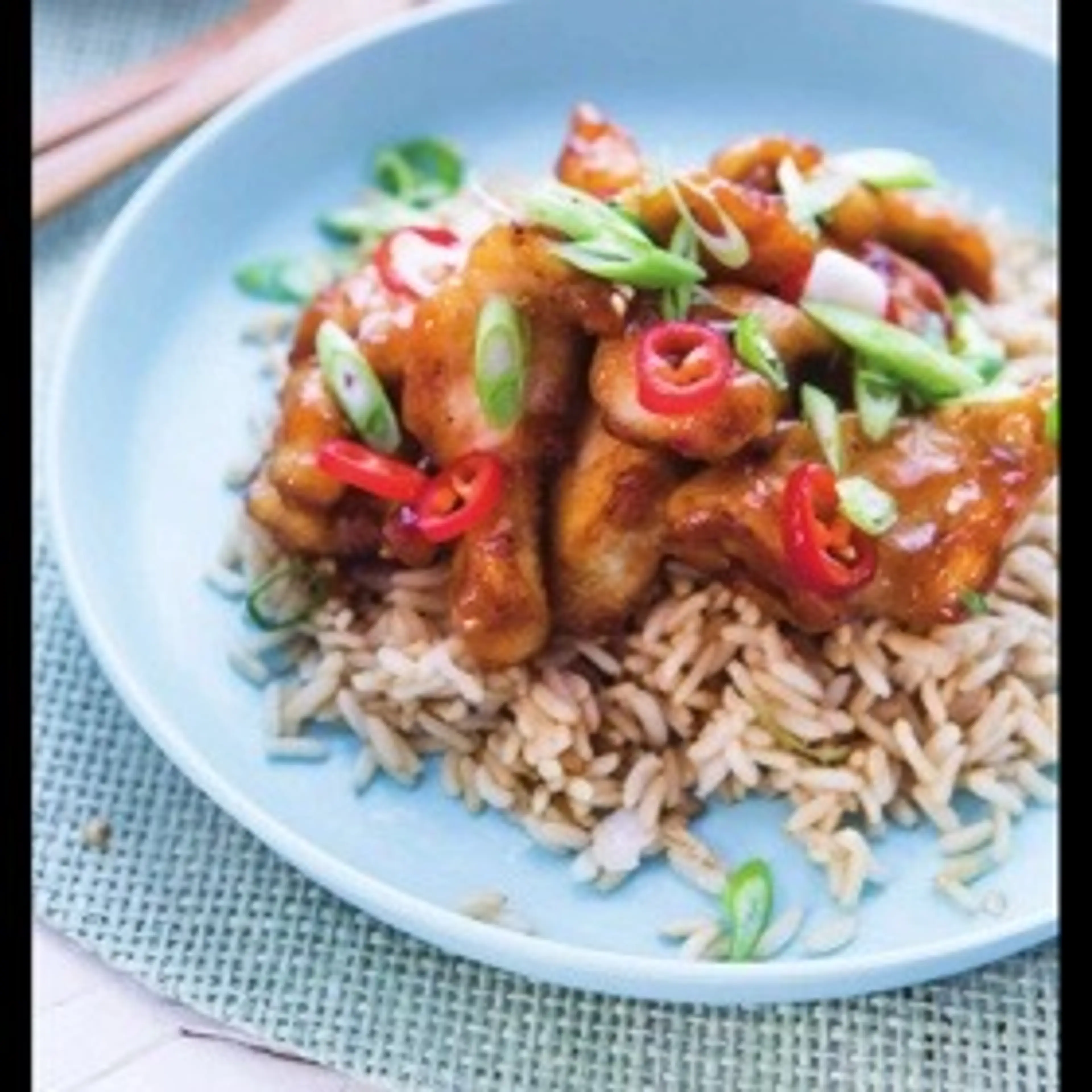 Crispy honey chilli chicken bites