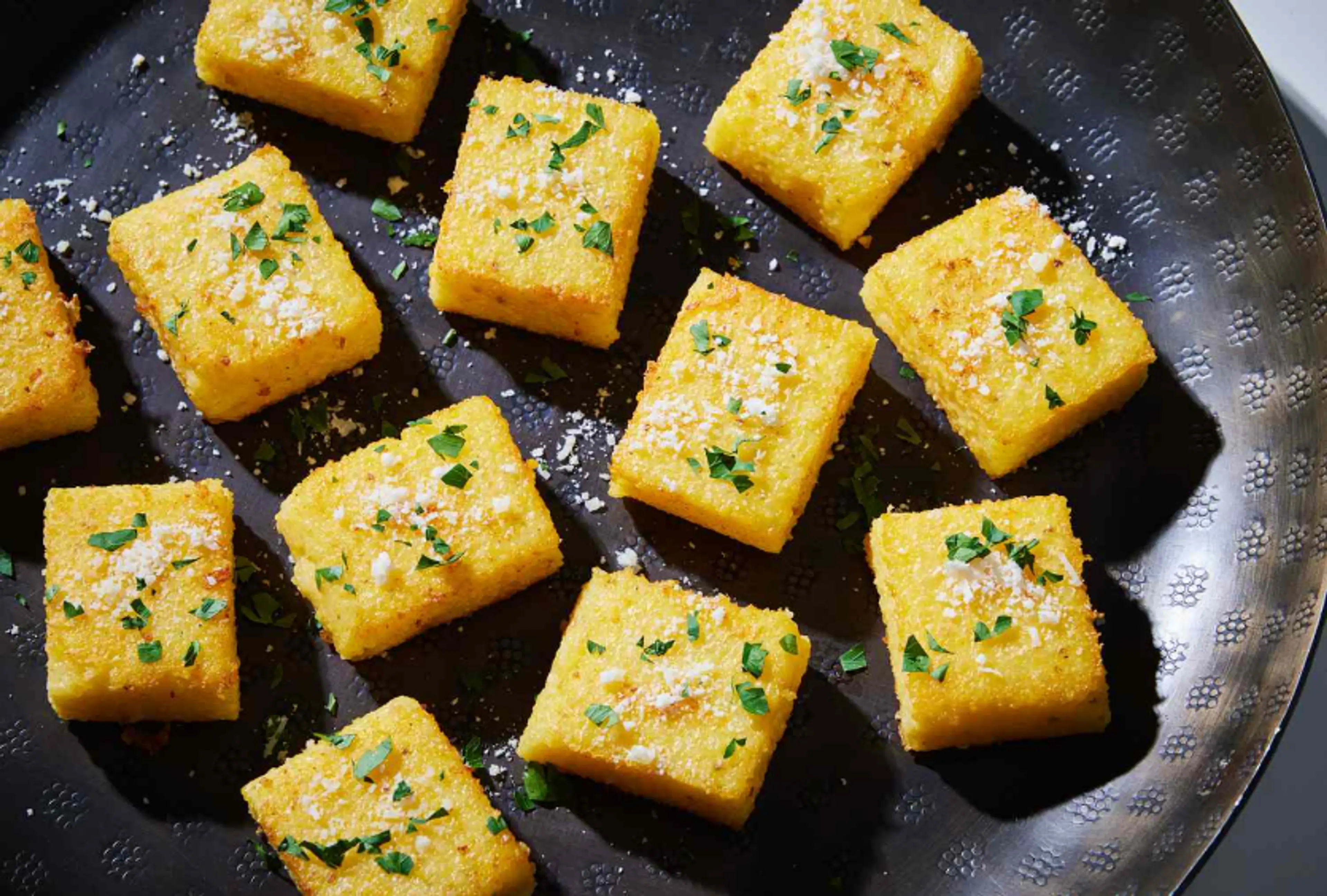 Fried Polenta Slices