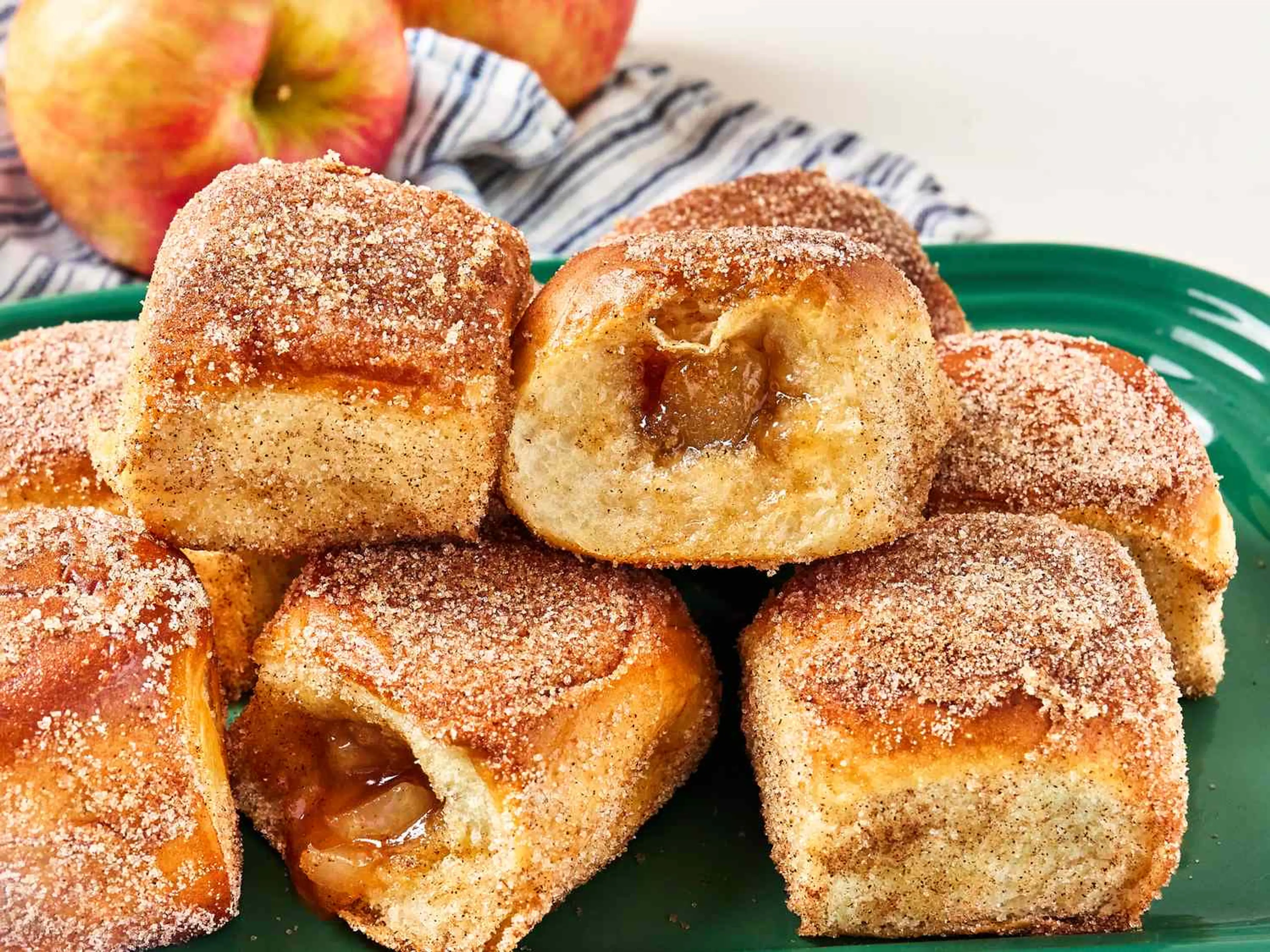 Apple Cider Hawaiian Roll Donuts