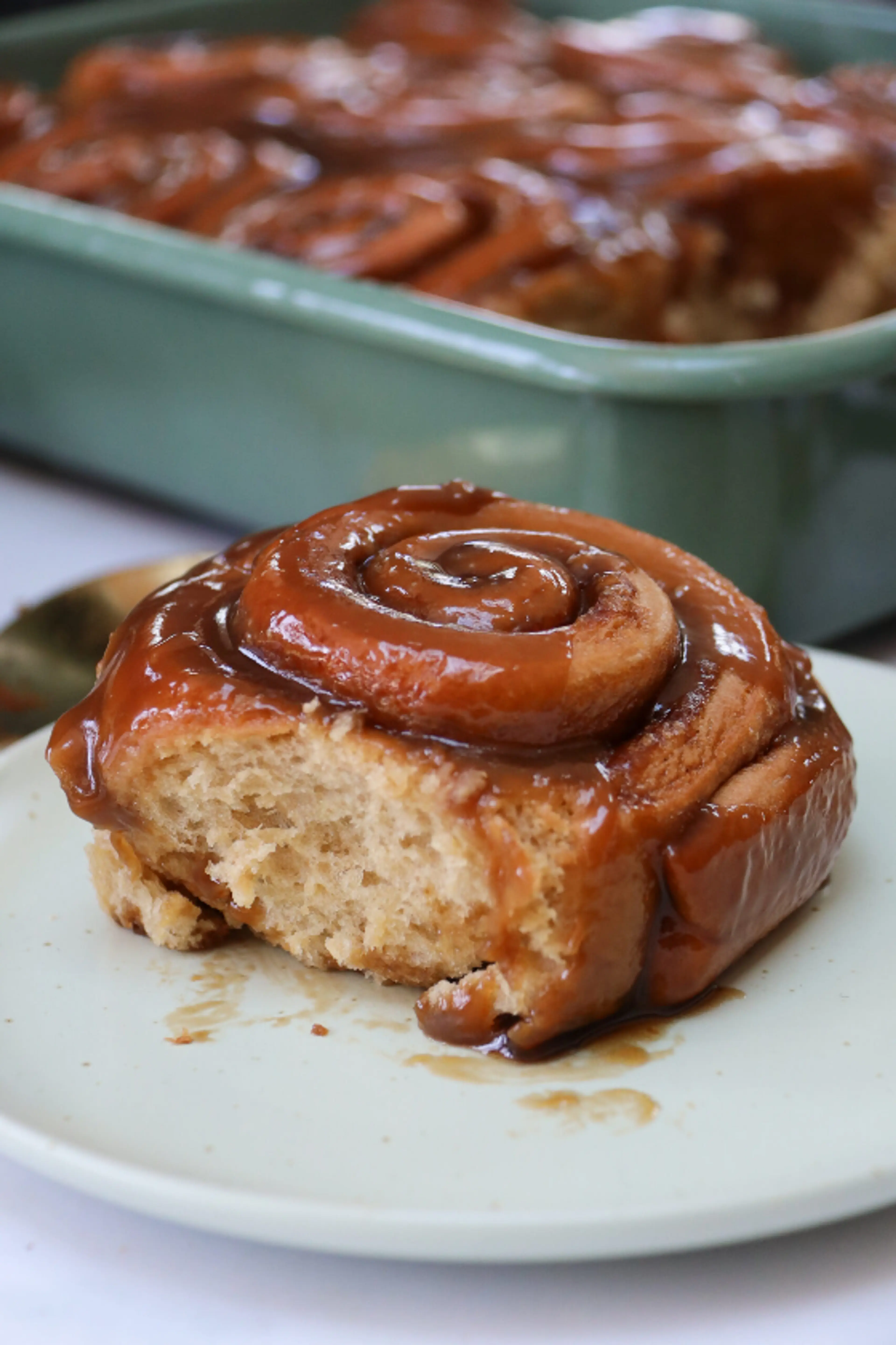 Sticky Toffee Cinnamon Rolls!