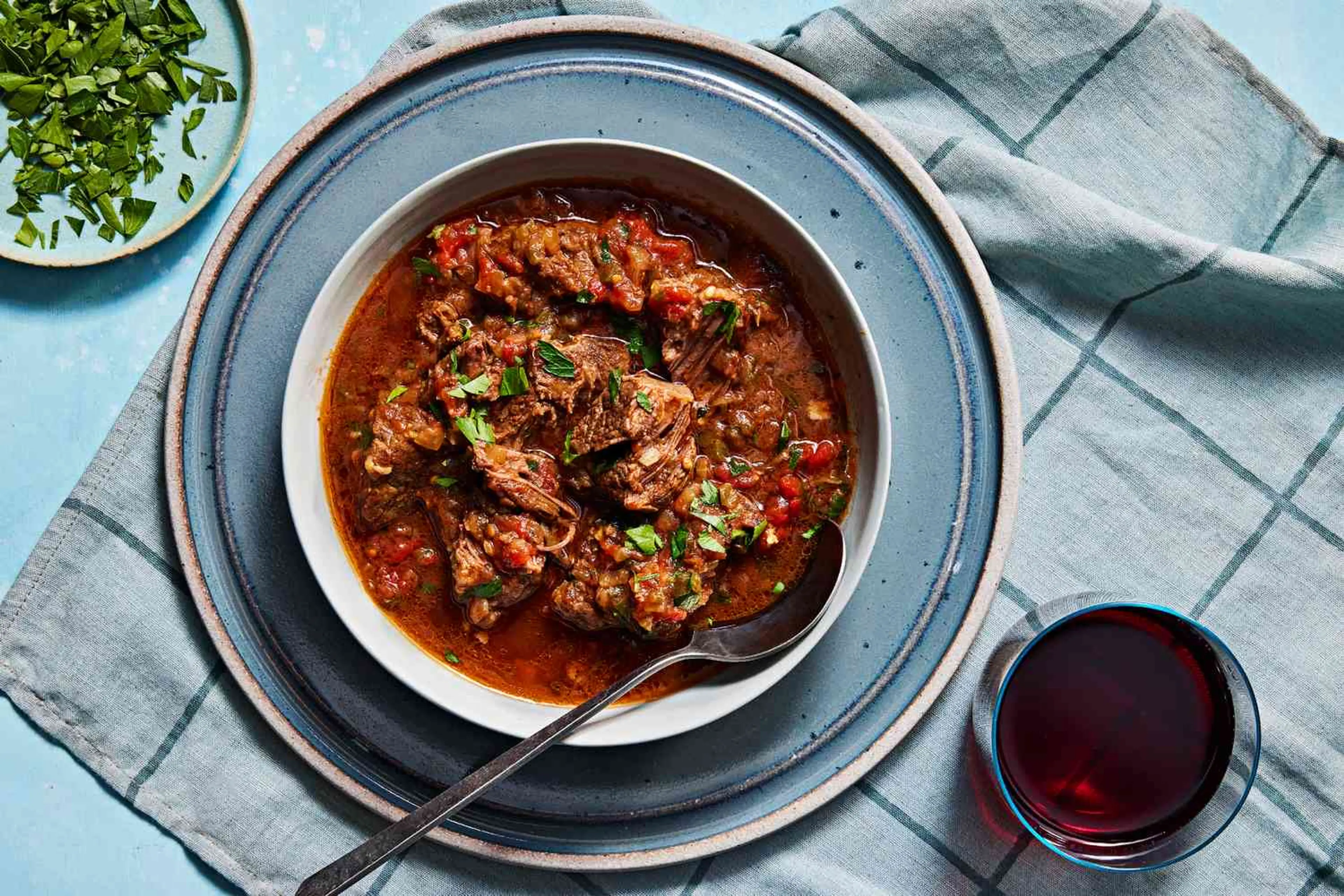 Chashushuli (Georgian Beef and Tomato Stew)