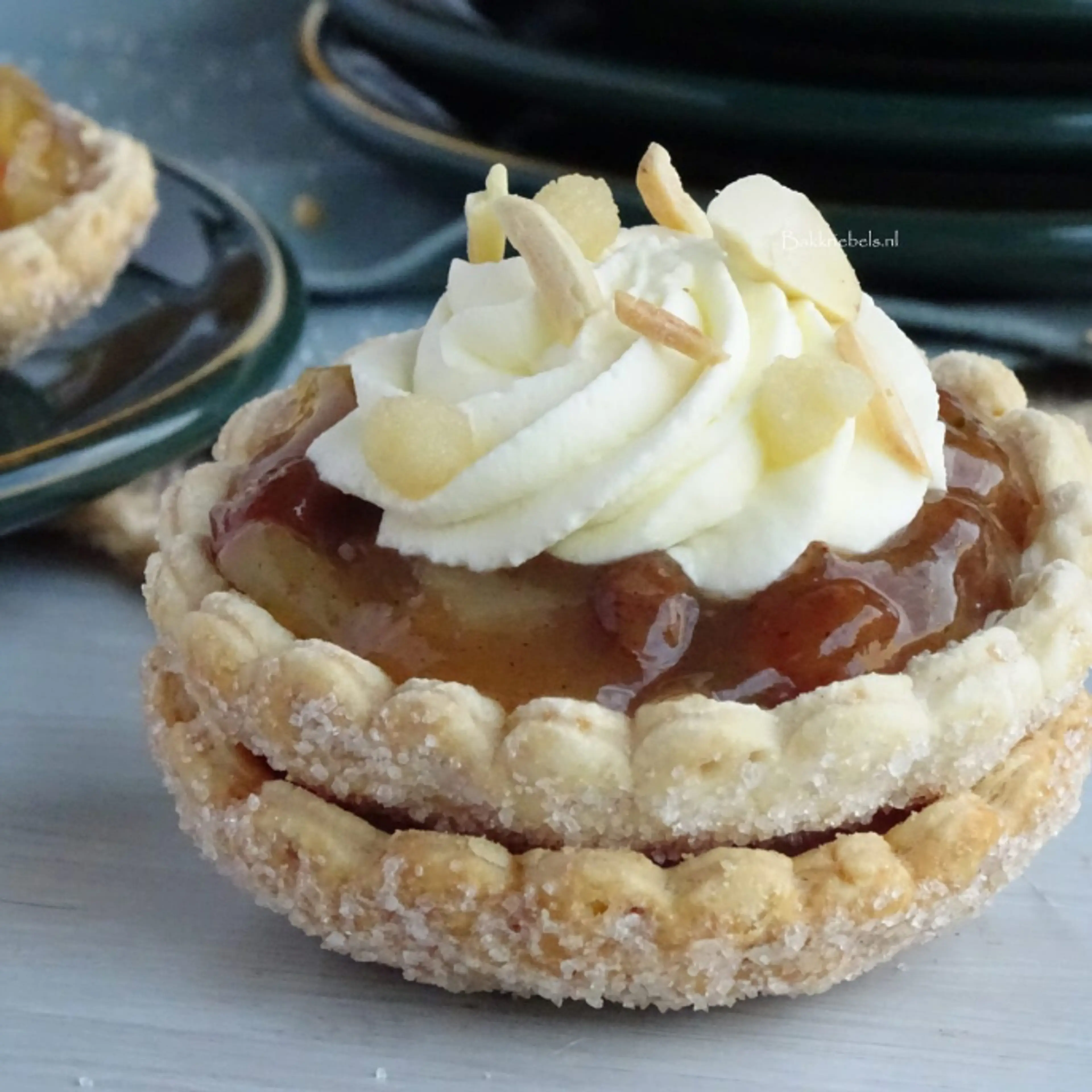 Appel - Rozijn gebaksschelpen