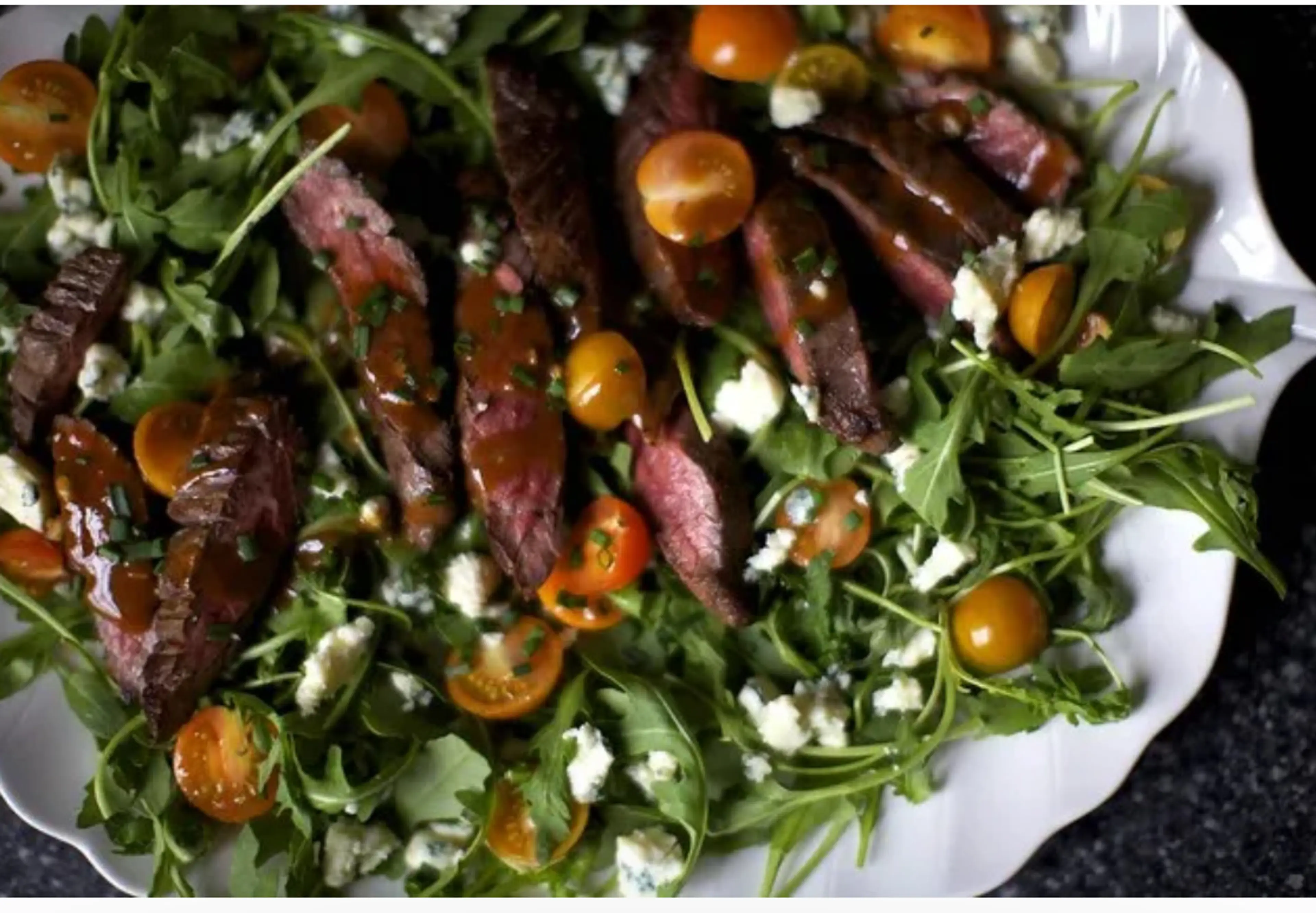 Skirt Steak Salad Blue Cheese