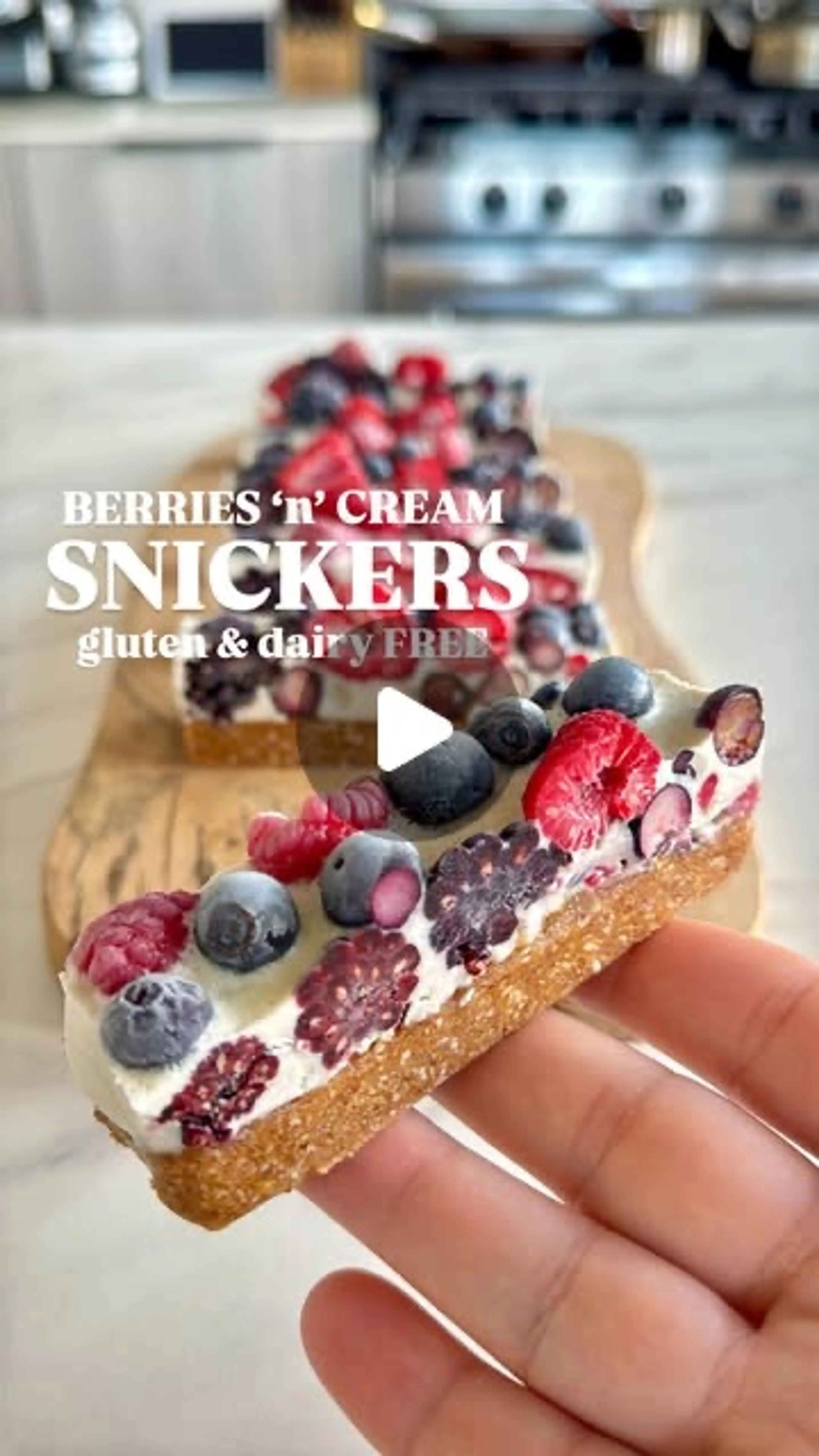 Berries ‘n’ Cream Snickers Recipe
