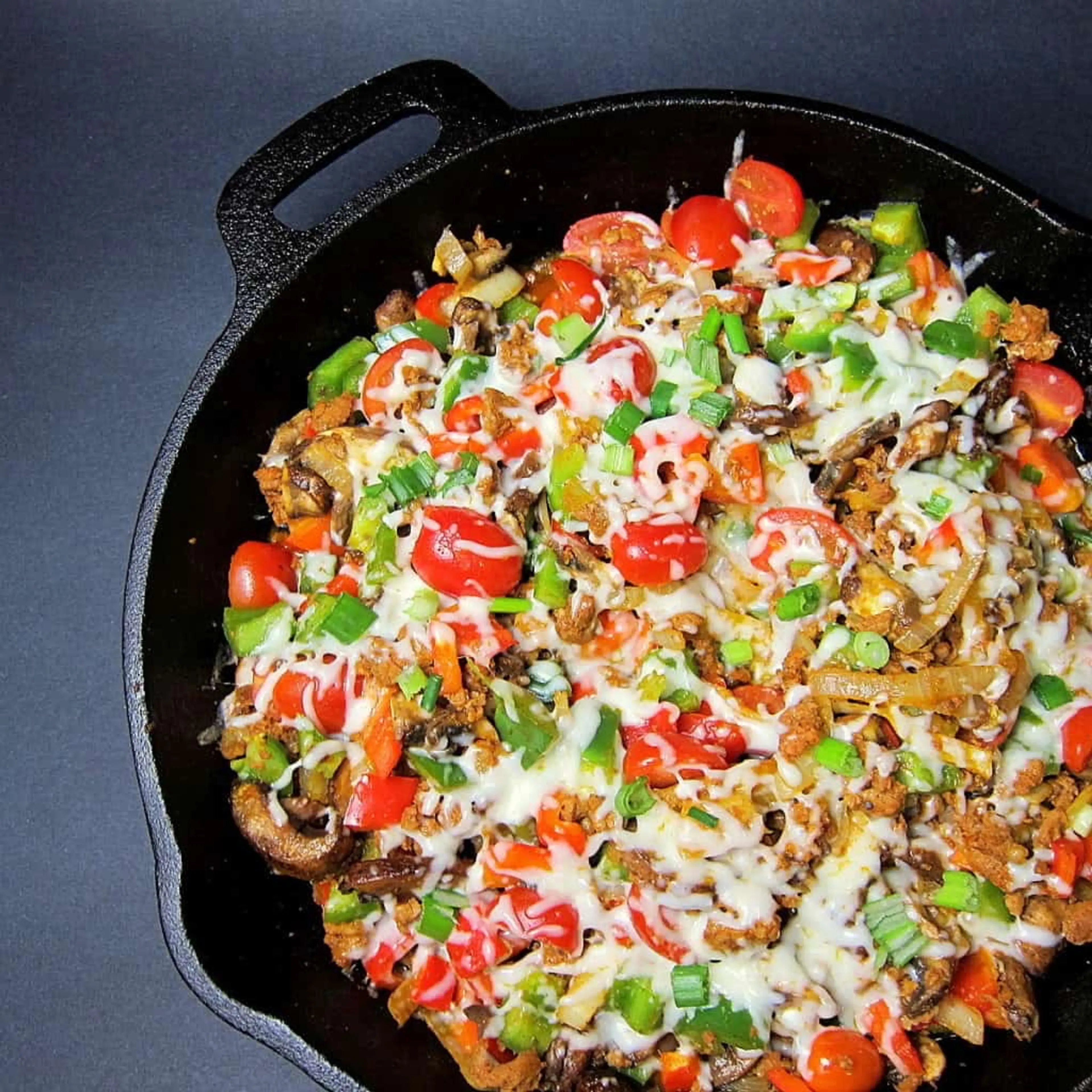 Veggie and Chorizo Skillet